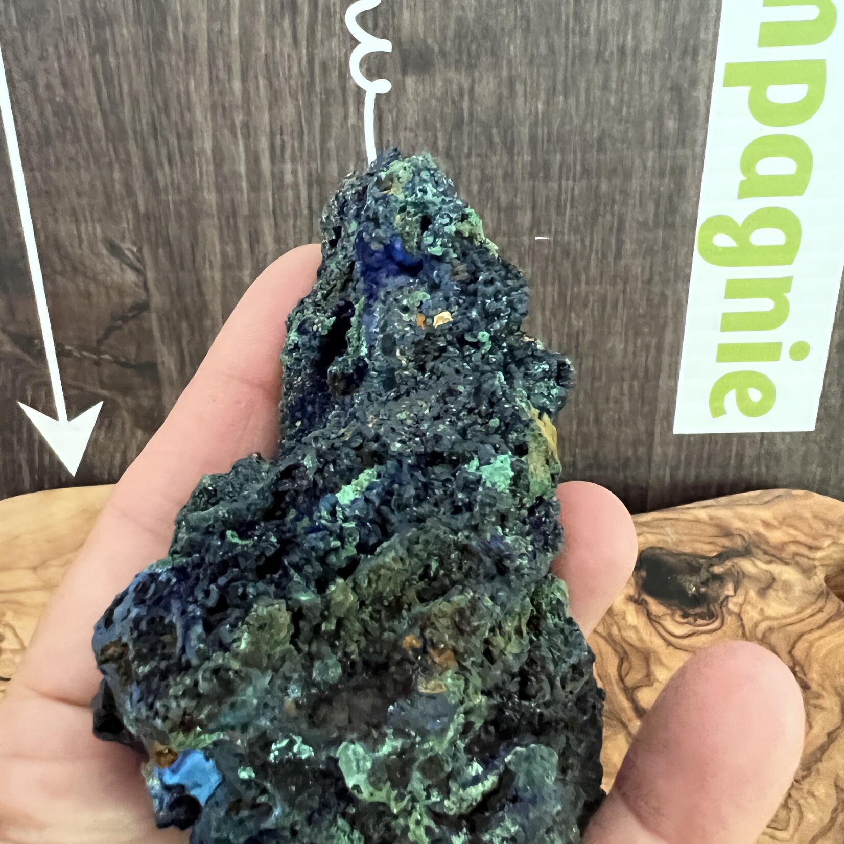 Large Azurite Malachite Rough Stone – Creativity and Concentration Enhancer