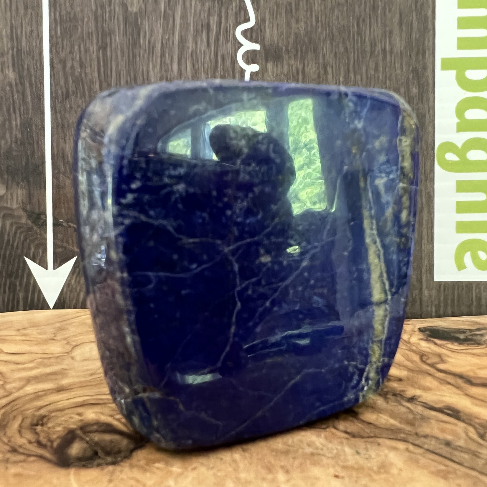 charming piece of lapis lazuli freeform, beneficial for the respiratory system, cleansing organs and the nervous system