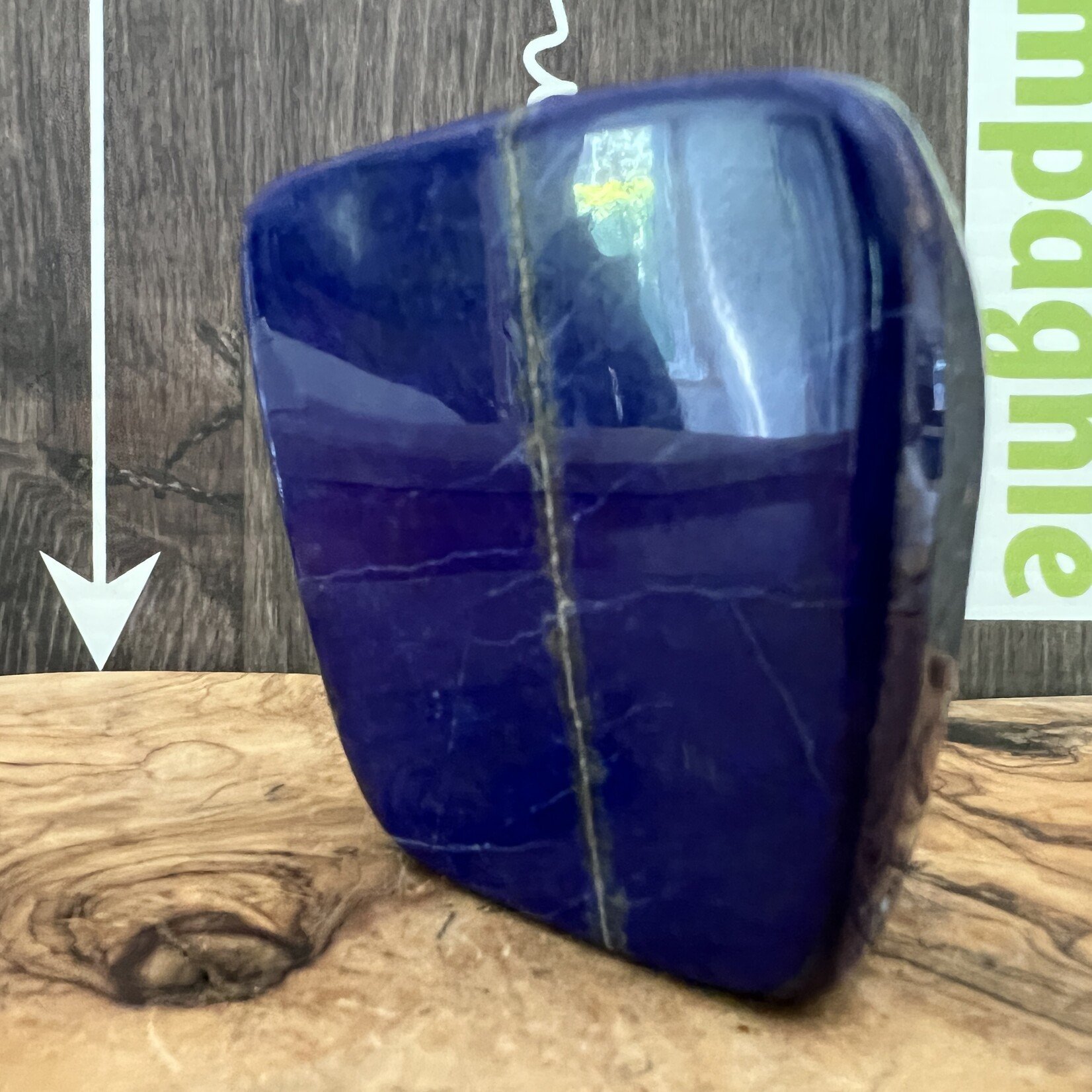 charming piece of lapis lazuli freeform, beneficial for the respiratory system, cleansing organs and the nervous system