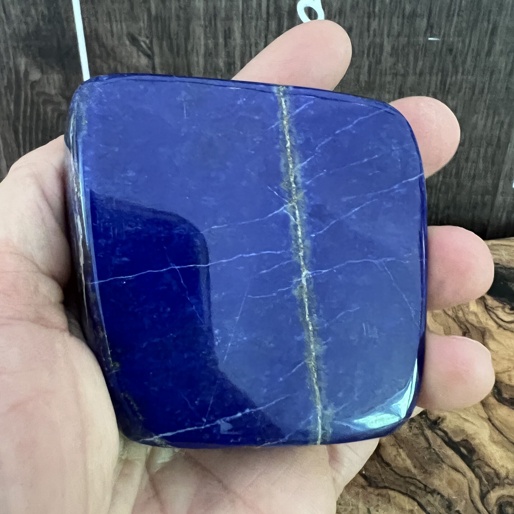 charming piece of lapis lazuli freeform, beneficial for the respiratory system, cleansing organs and the nervous system