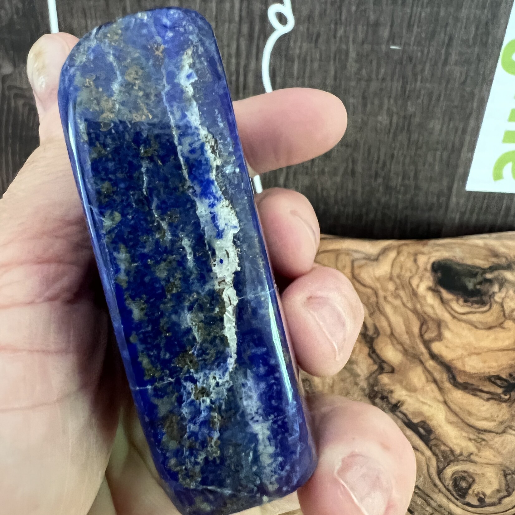 charming piece of lapis lazuli freeform, beneficial for the respiratory system, cleansing organs and the nervous system
