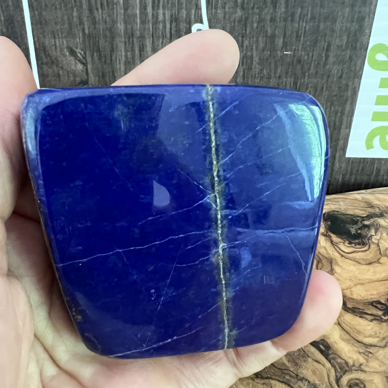 charming piece of lapis lazuli freeform, beneficial for the respiratory system, cleansing organs and the nervous system
