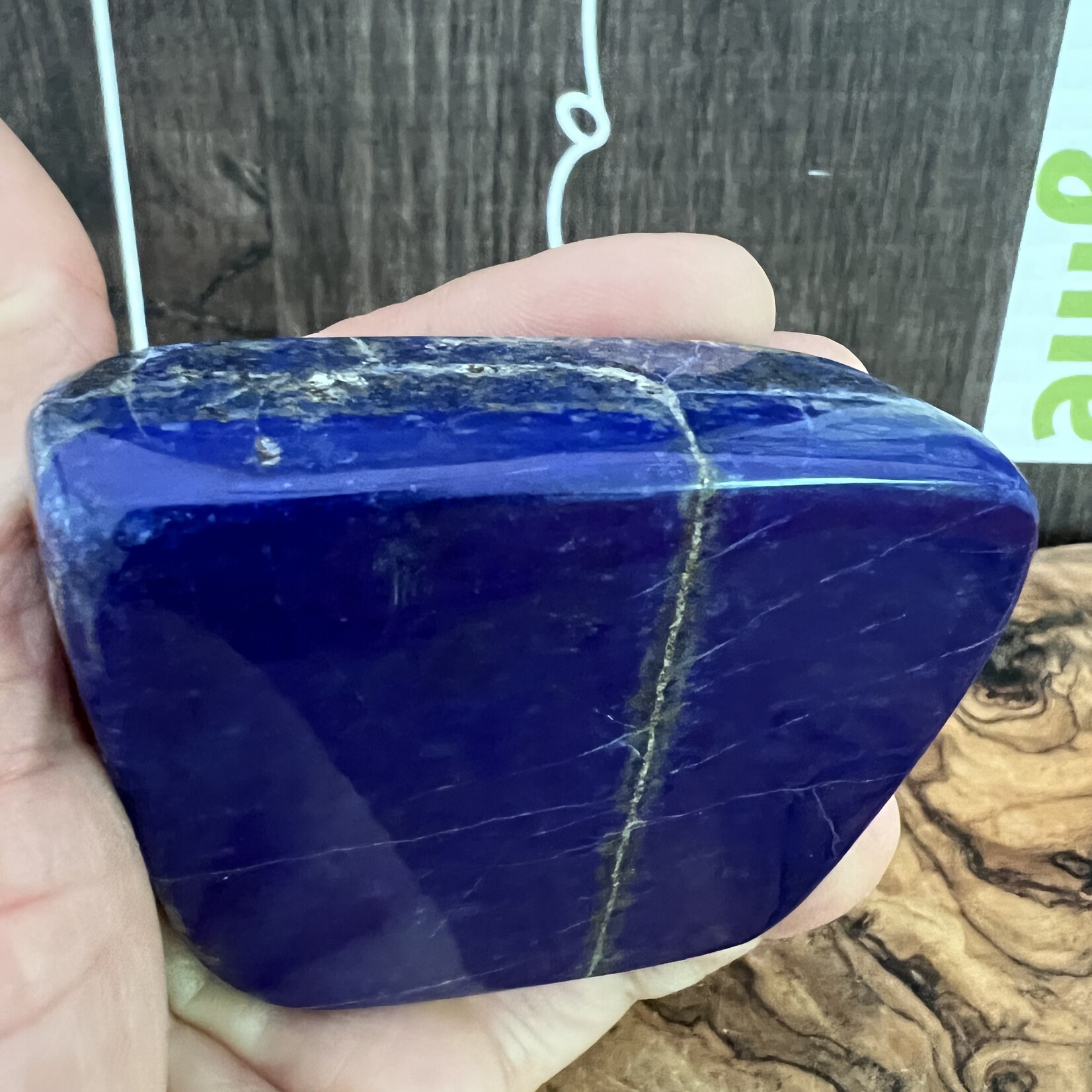 charming piece of lapis lazuli freeform, beneficial for the respiratory system, cleansing organs and the nervous system