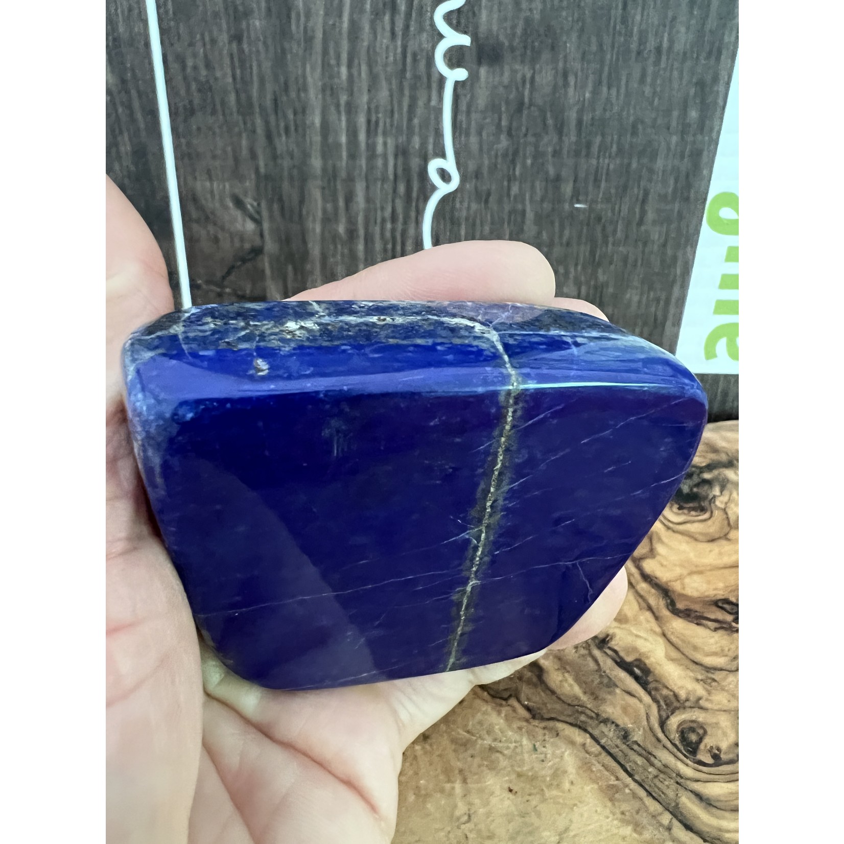 charming piece of lapis lazuli freeform, beneficial for the respiratory system, cleansing organs and the nervous system