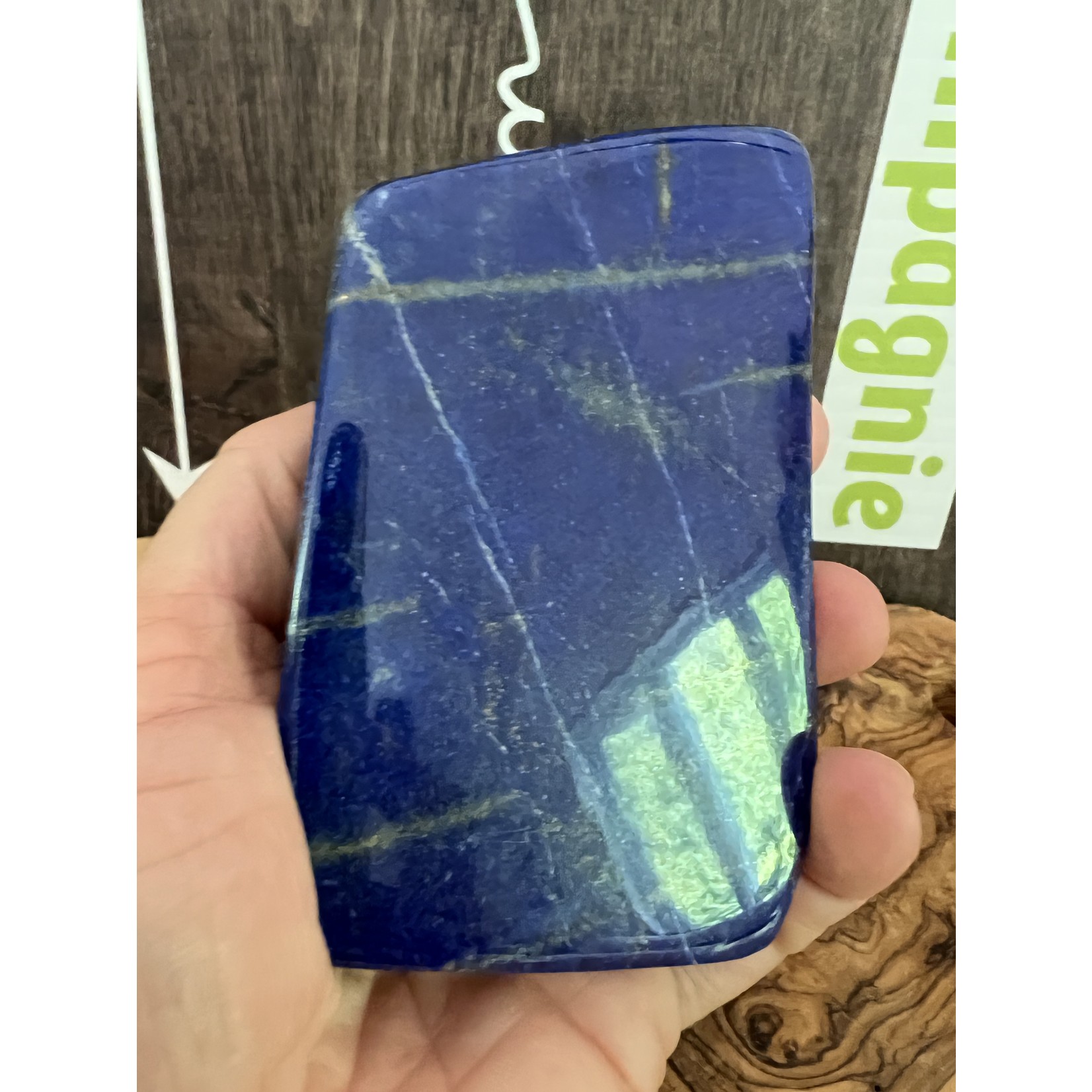 remarkable piece of lapis lazuli freeform, considered the key to knowledge of the celestial kingdom