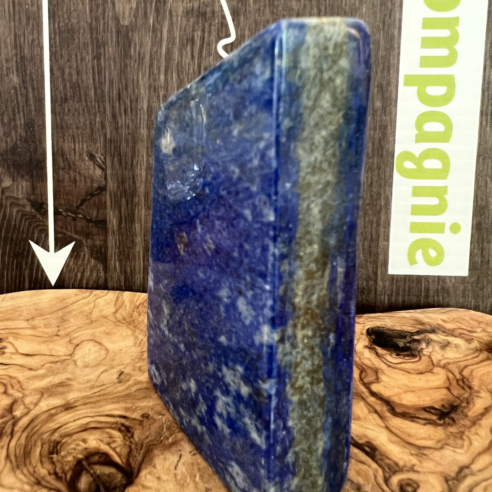 lovely free form lapis lazuli piece, relieves anxieties and eliminates nervousness