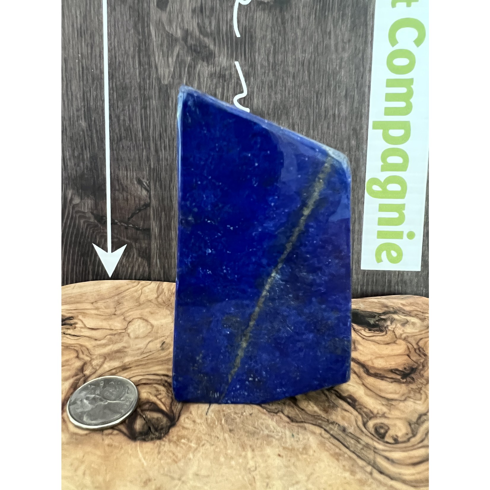 lovely free form lapis lazuli piece, relieves anxieties and eliminates nervousness