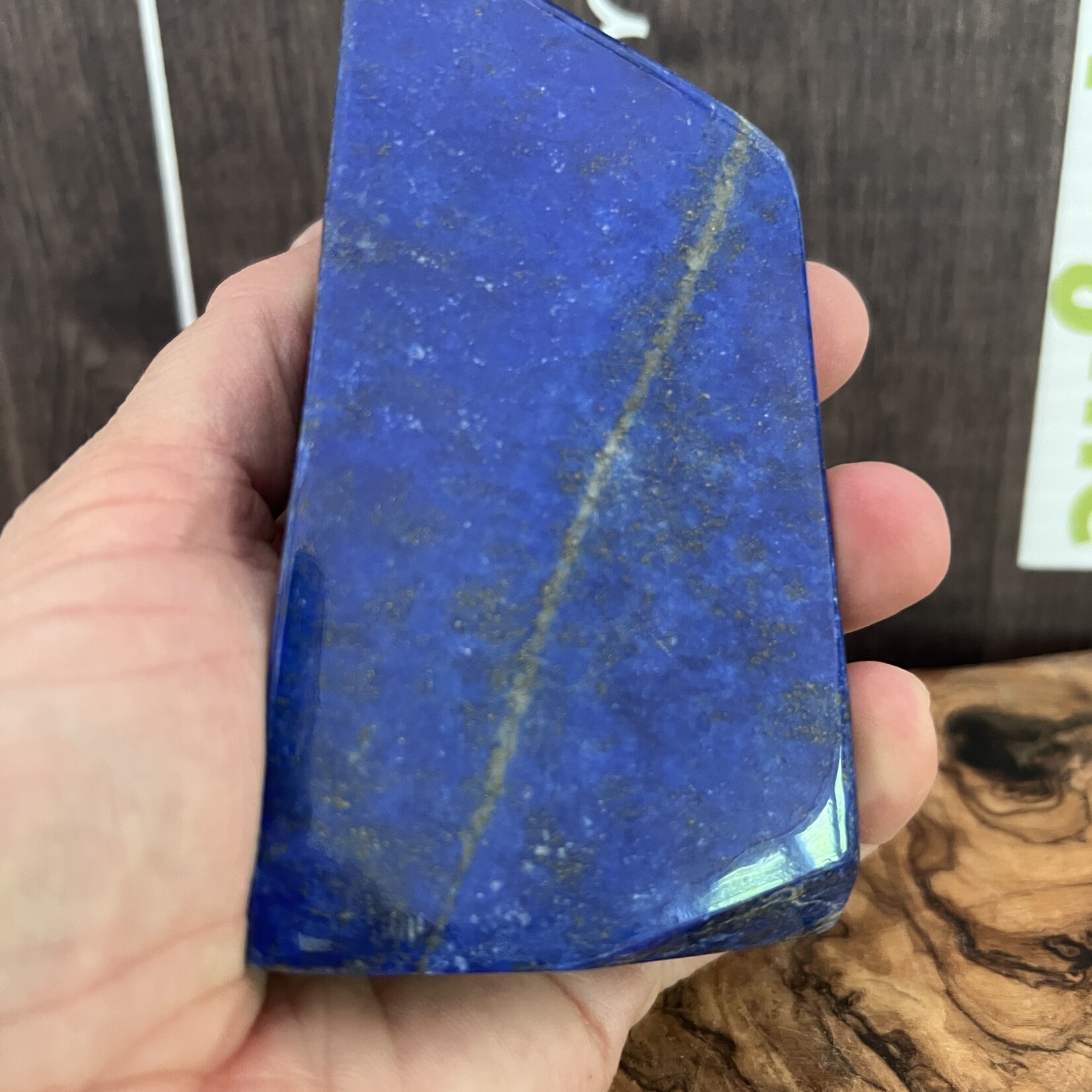 lovely free form lapis lazuli piece, relieves anxieties and eliminates nervousness