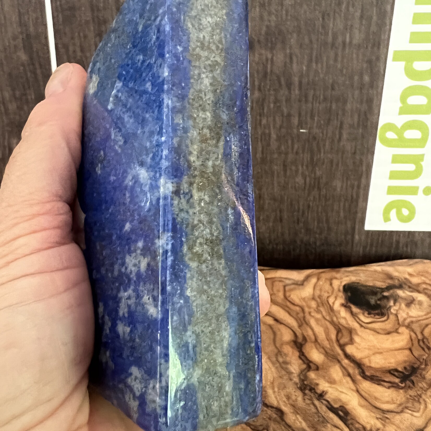 lovely free form lapis lazuli piece, relieves anxieties and eliminates nervousness