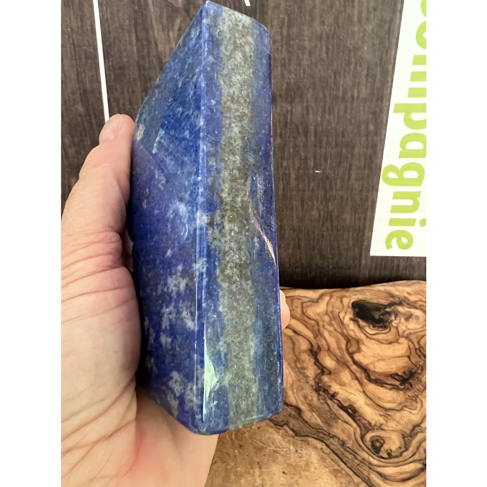 lovely free form lapis lazuli piece, relieves anxieties and eliminates nervousness