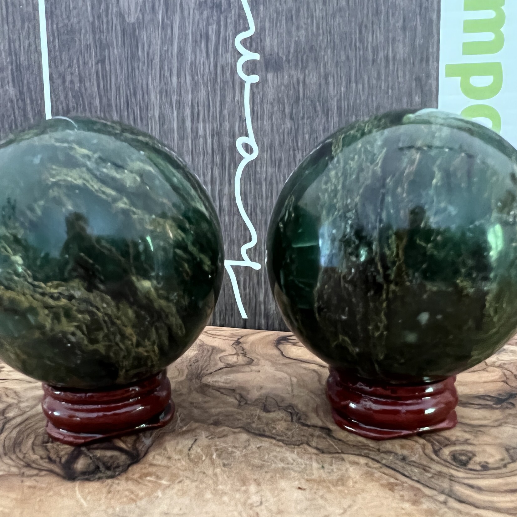 Large Emerald Sphere – Heart Chakra Healing & Abundance Energy