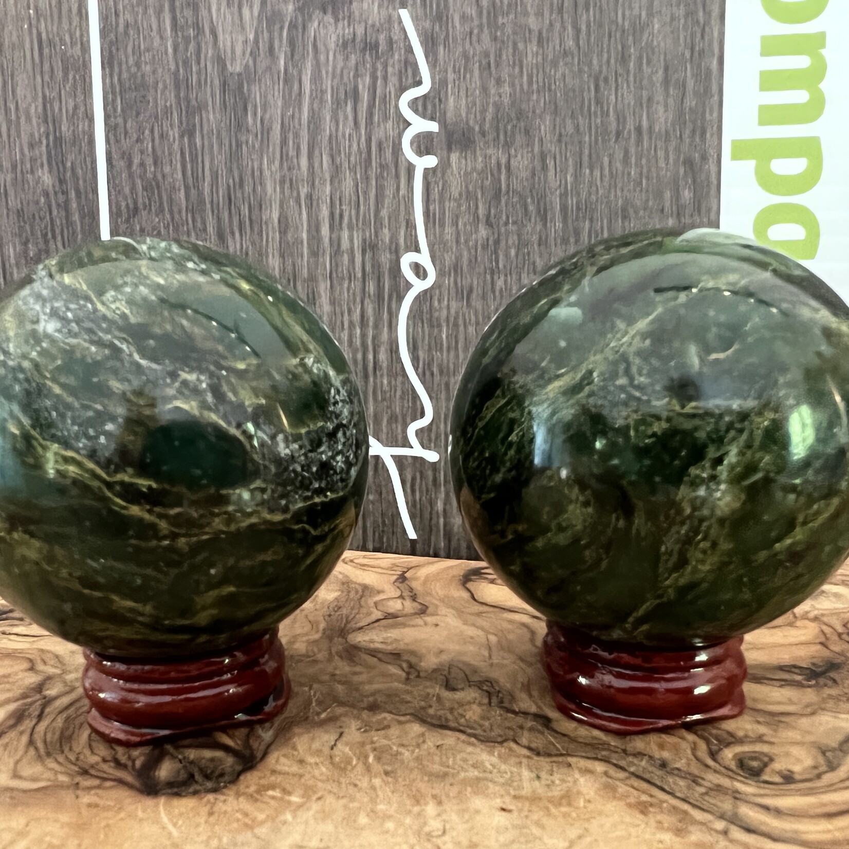 Large Emerald Sphere – Heart Chakra Healing & Abundance Energy