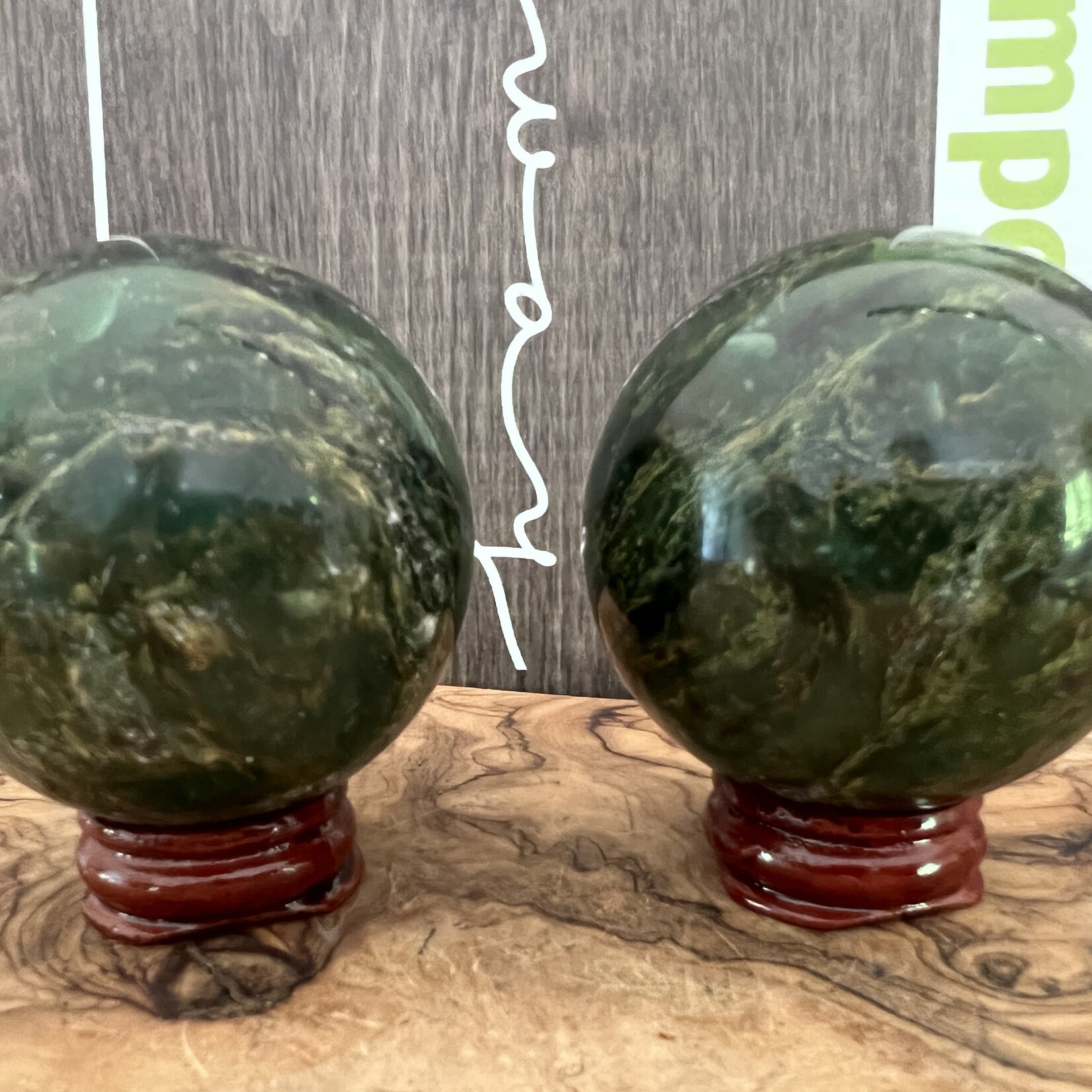 Large Emerald Sphere – Heart Chakra Healing & Abundance Energy