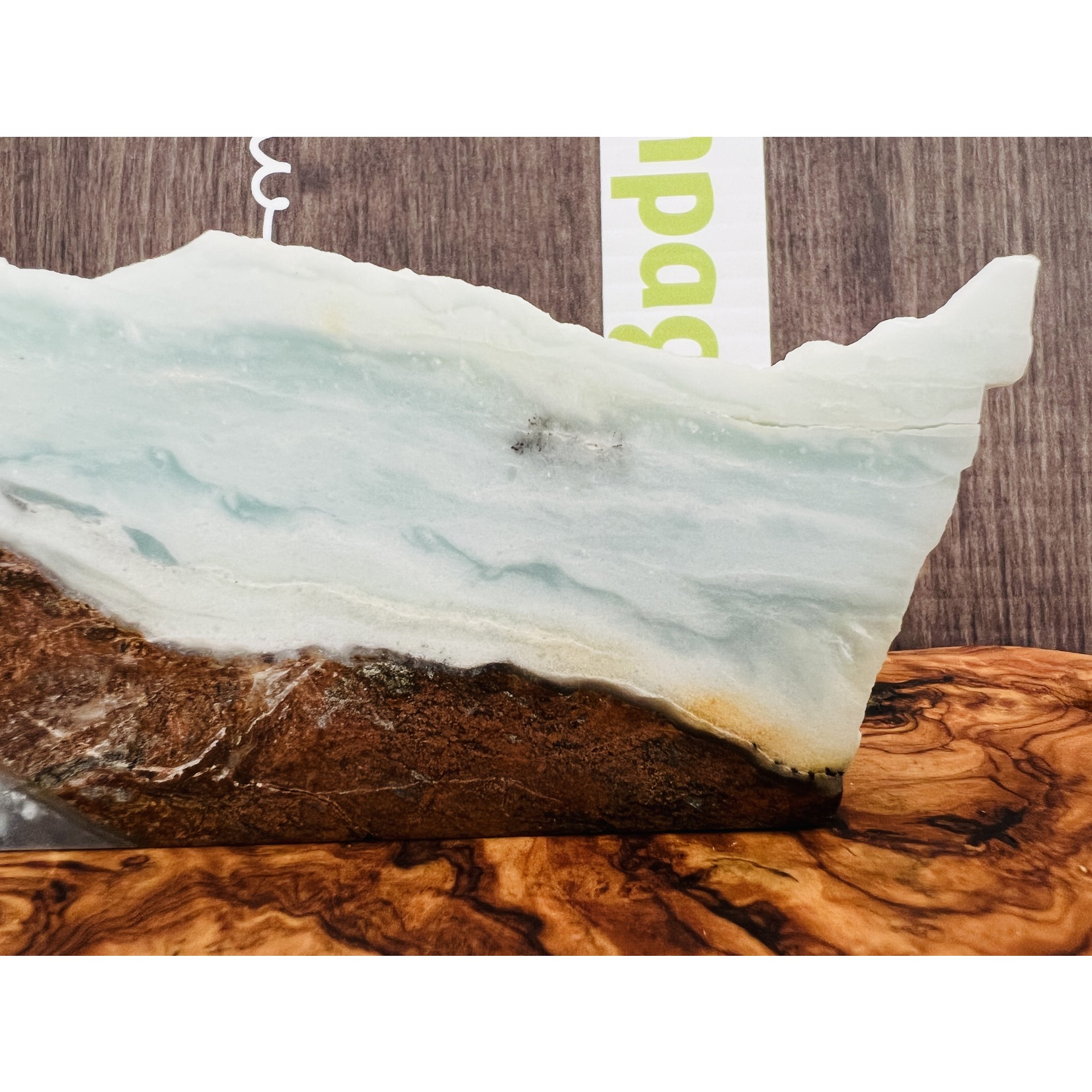 supernatural BC ocean picture stone polished, named for its ability to create stunning ocean scenes, be found in British Columbia Canada