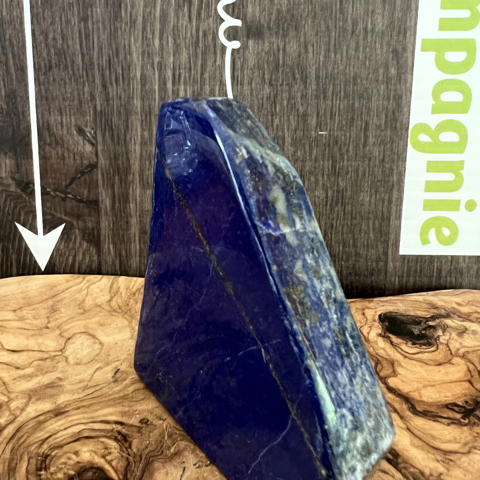 attractive piece of lapis lazuli freeform, beneficial for the respiratory system, cleansing organs and the nervous system
