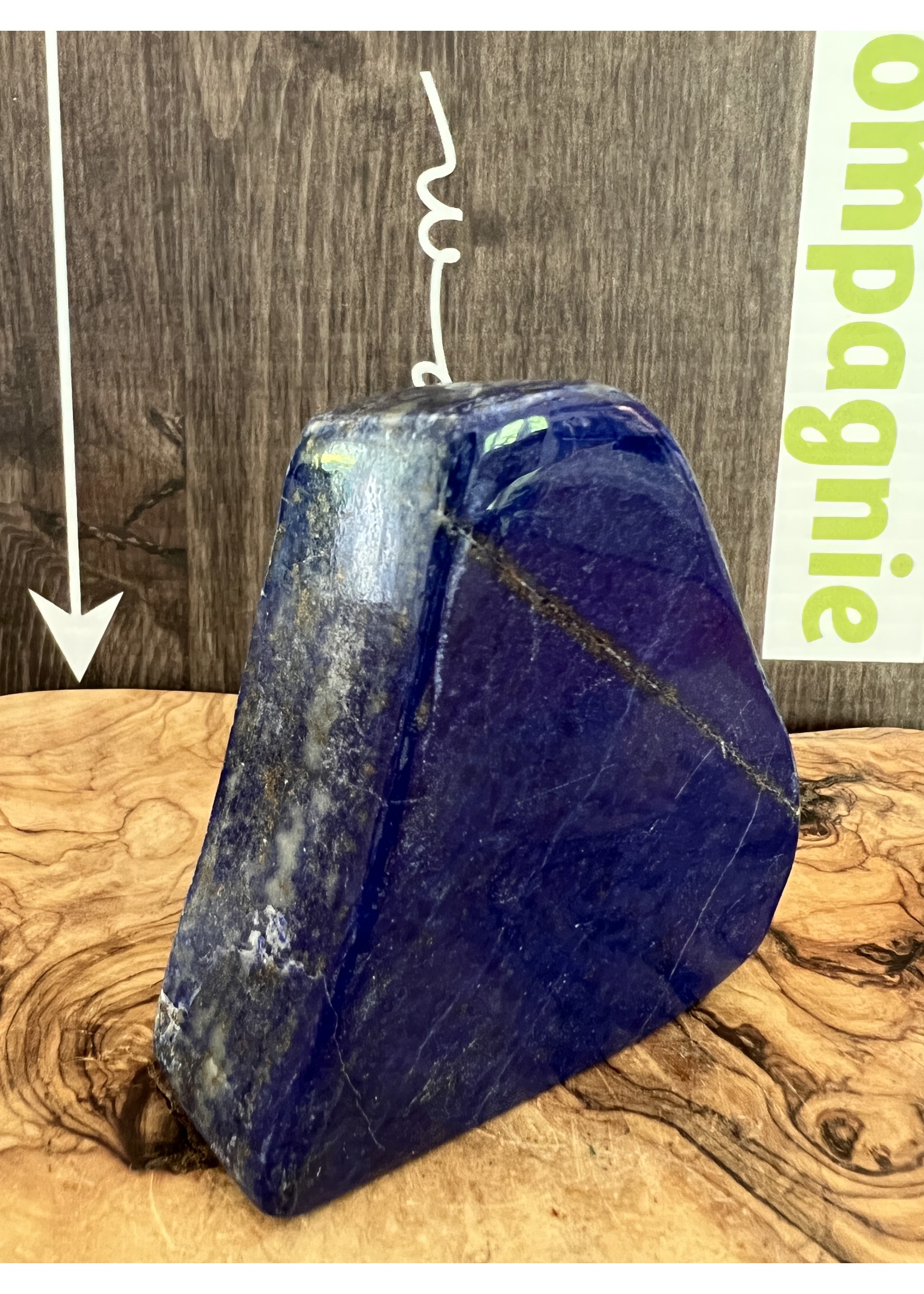 attractive piece of lapis lazuli freeform, beneficial for the respiratory system, cleansing organs and the nervous system