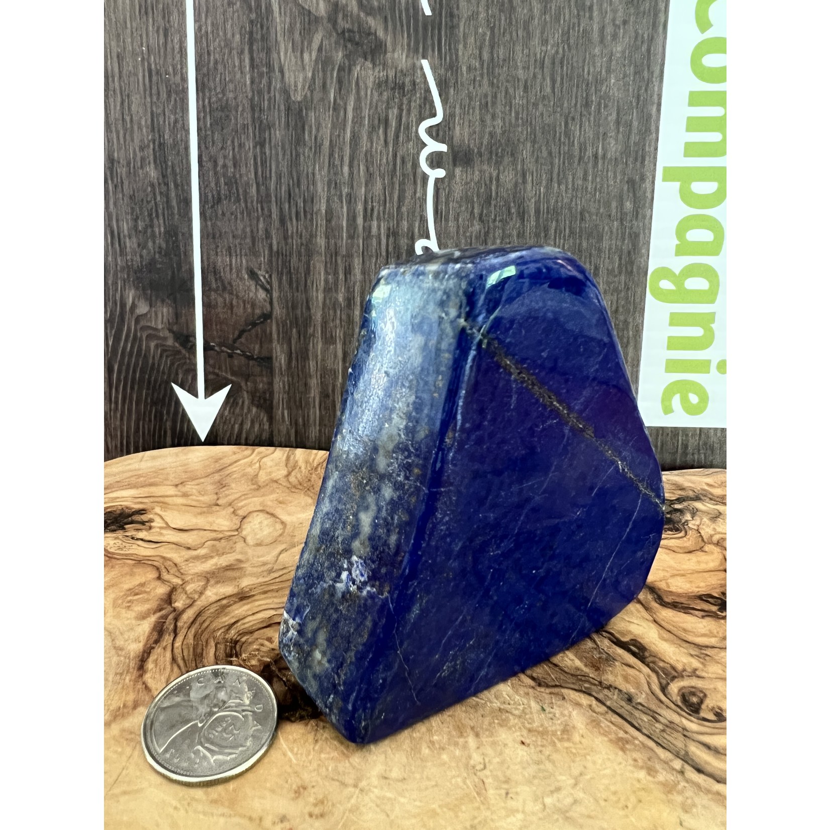 attractive piece of lapis lazuli freeform, beneficial for the respiratory system, cleansing organs and the nervous system