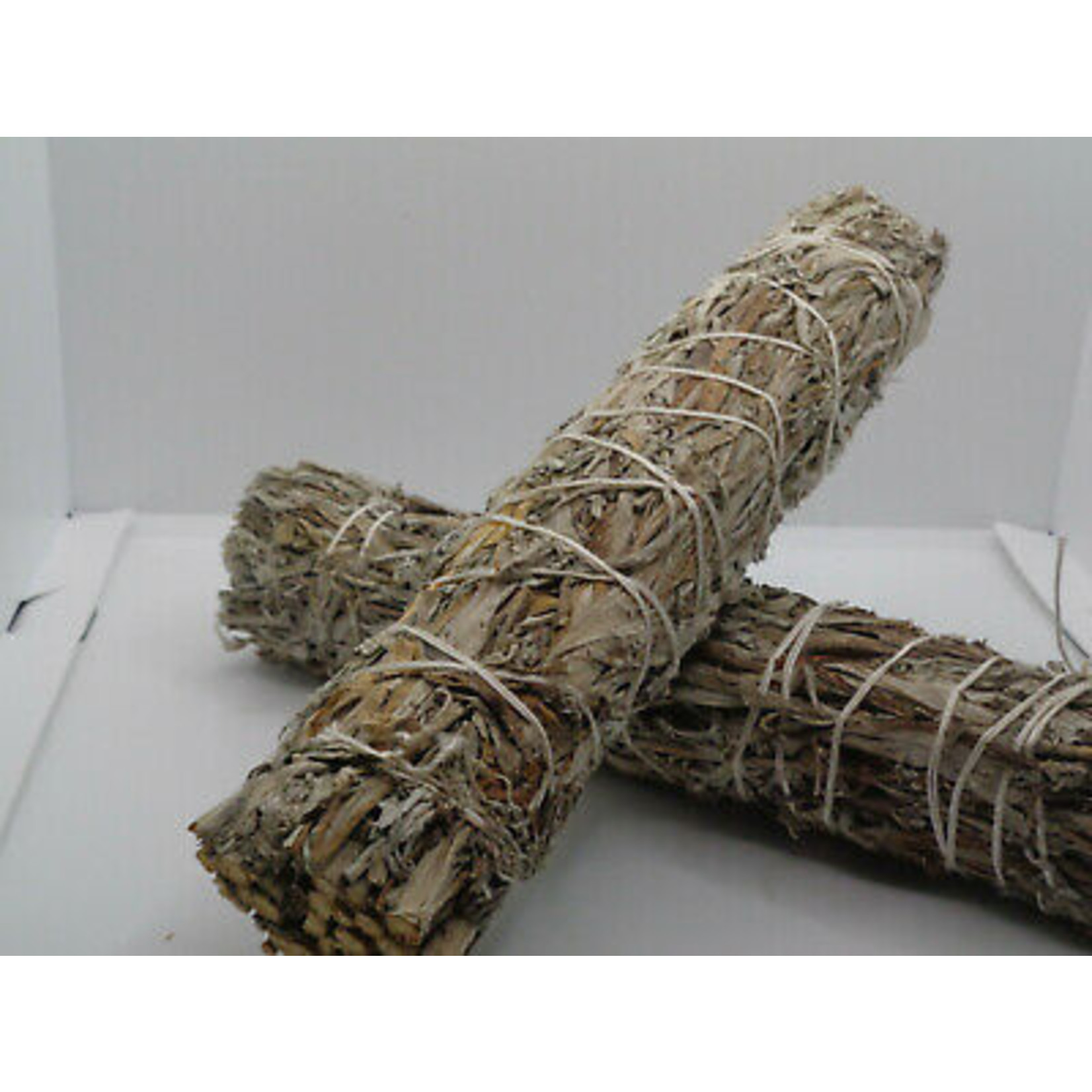 mugwort smudge stick- large 8″-9"- black sage, beneficial for cleansing, purifying, protecting, helps reconnect with our Mother Earth