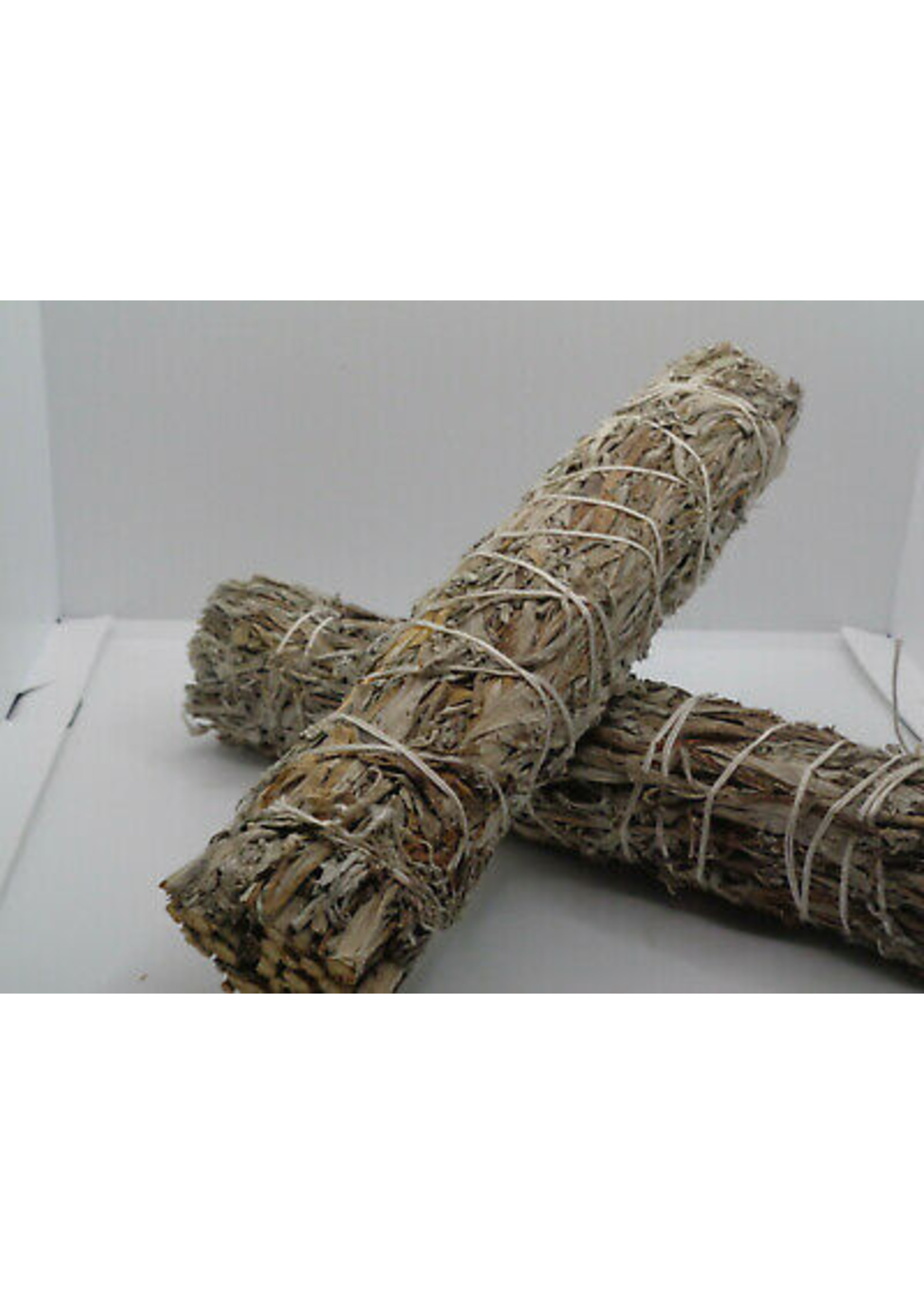 mugwort smudge stick- large 8″-9"- black sage, beneficial for cleansing, purifying, protecting, helps reconnect with our Mother Earth