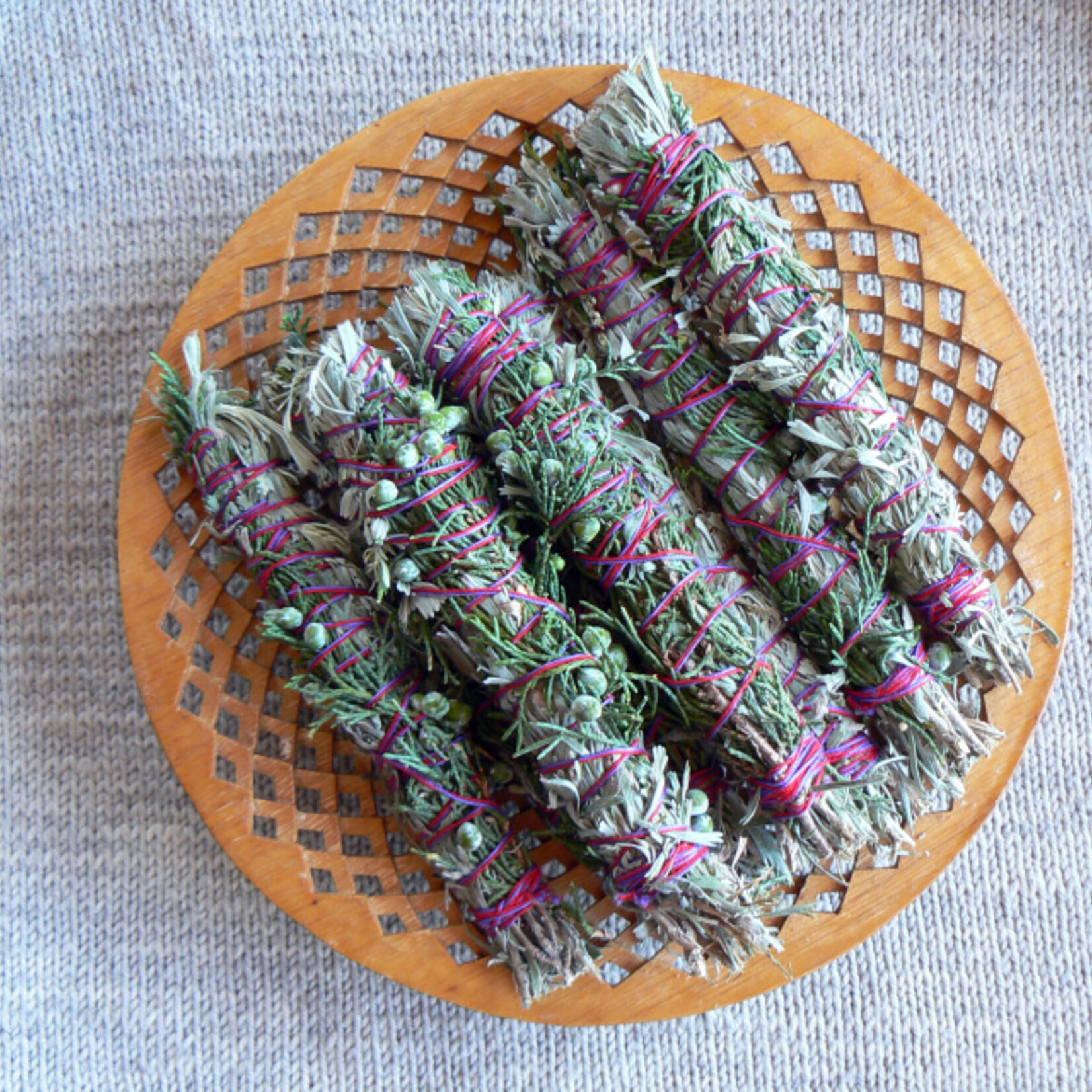 Sage and Juniper Smudge Stick- Bright and Invigorating Scent for Revitalization of Body, Mind, and Spirit