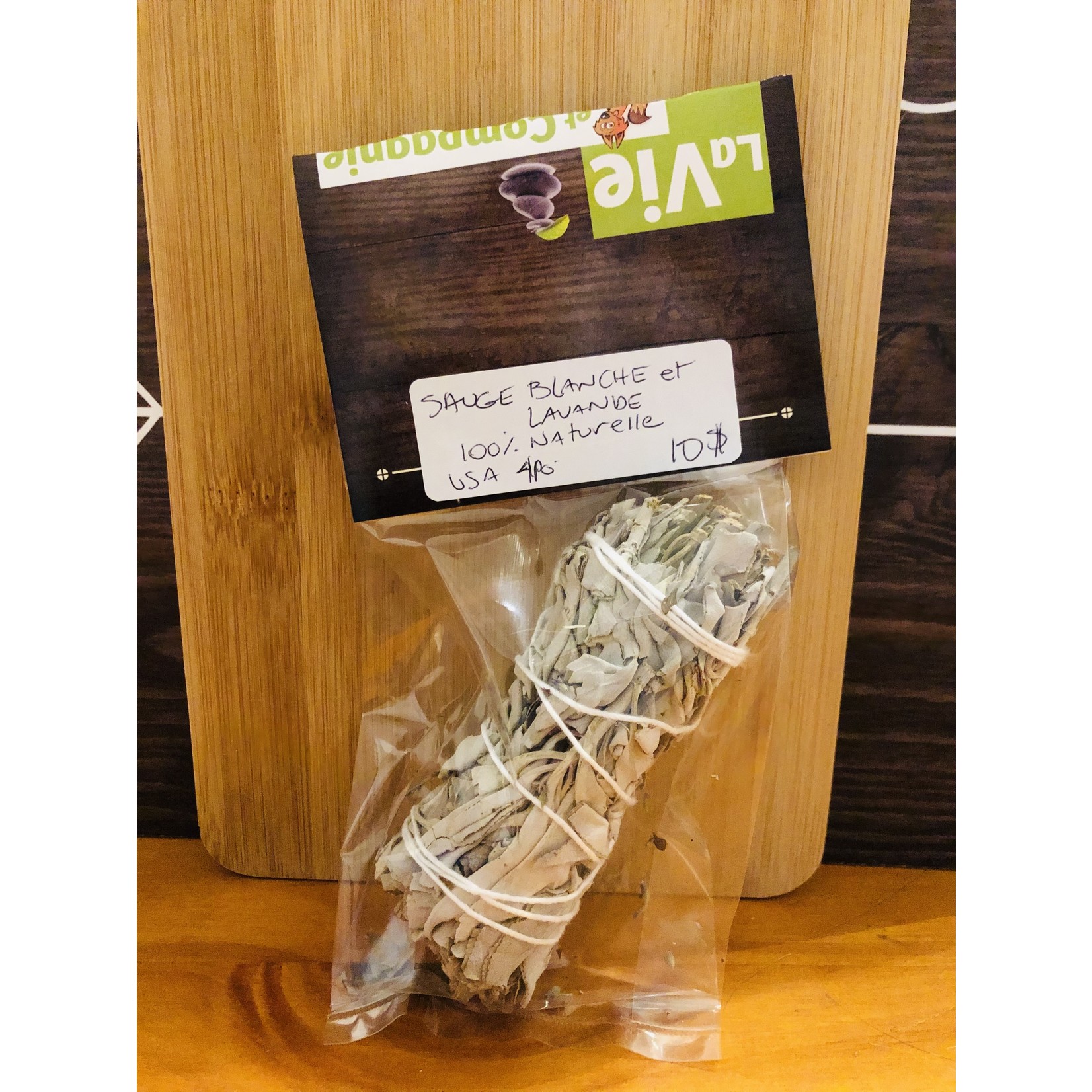 White Sage and Lavender Stick for Purified, Calm, and Balanced Atmosphere-Sustainable Cleansing