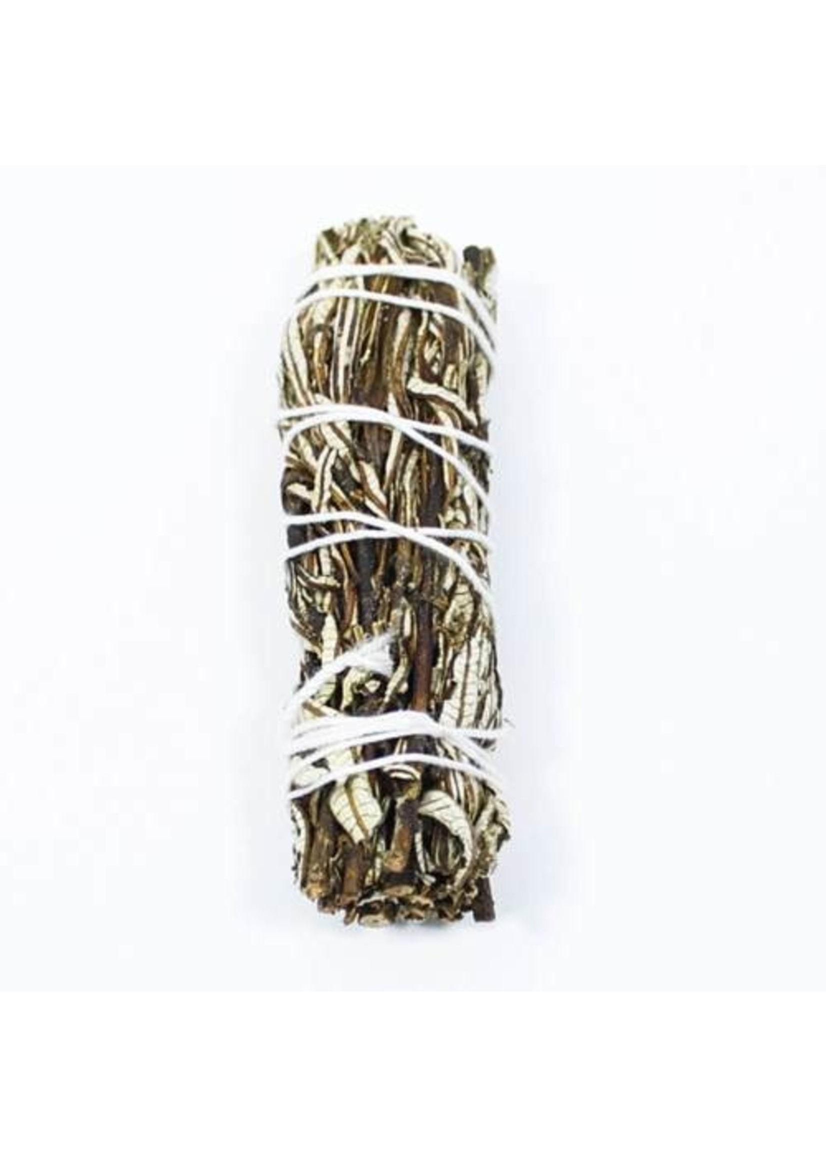 yerba-santa smudge stick, called holy herb, fills the air with delicious fragrance, offers protection against negative energies