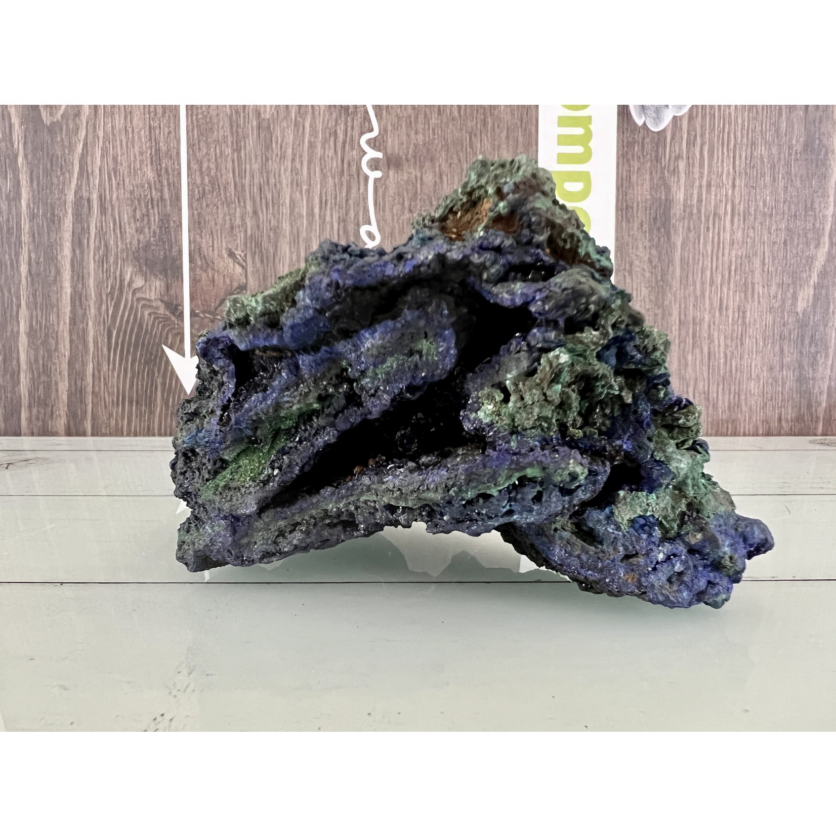 fantastic raw malachite azurite, helps release anger, aggression or unmanageable emotions