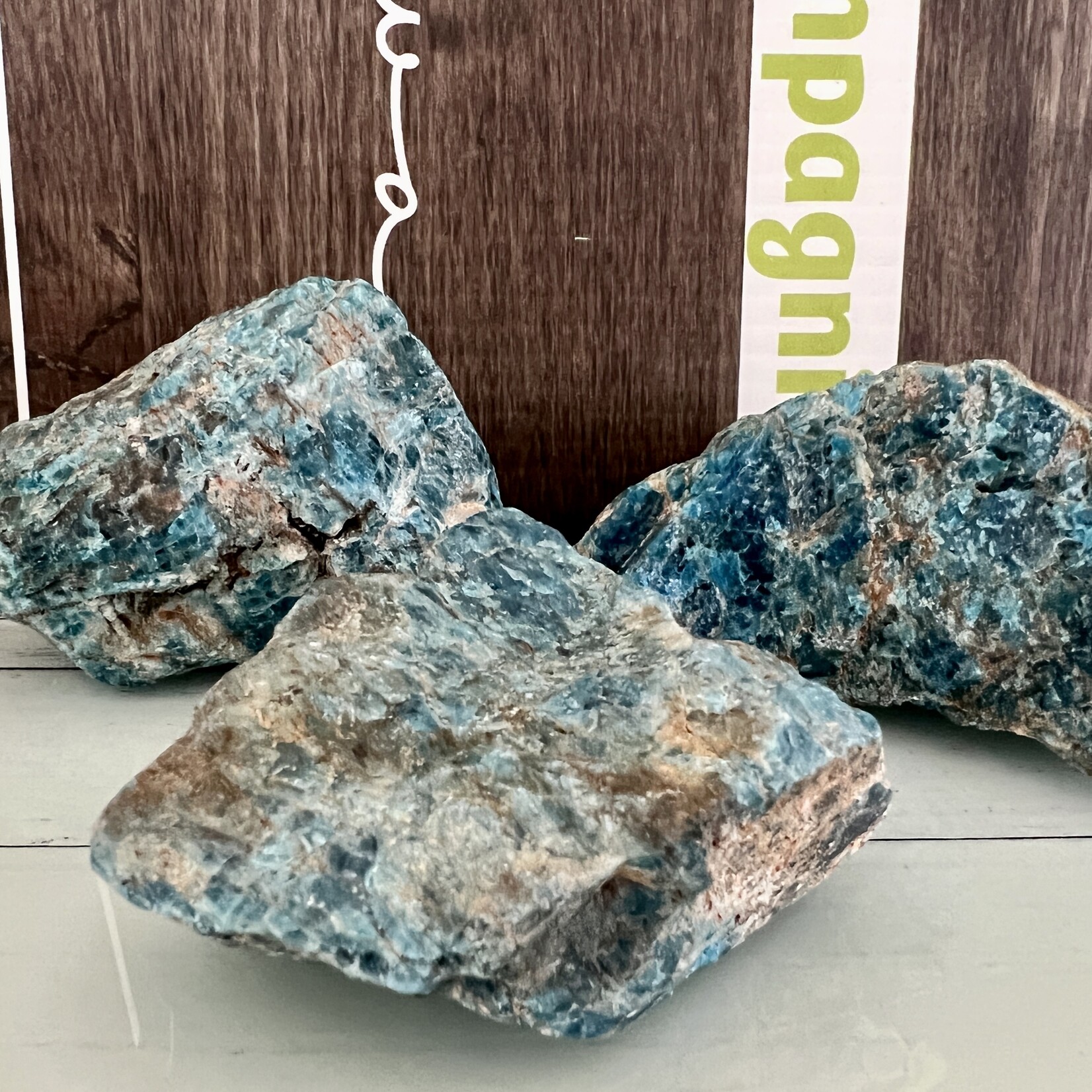 Large Rough Apatite Stone – Psychic and Spiritual Enhancer