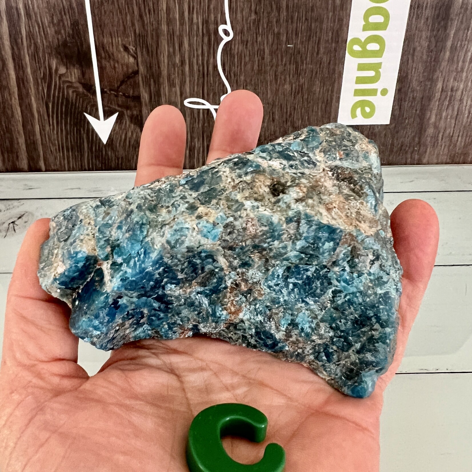 Large Rough Apatite Stone – Psychic and Spiritual Enhancer