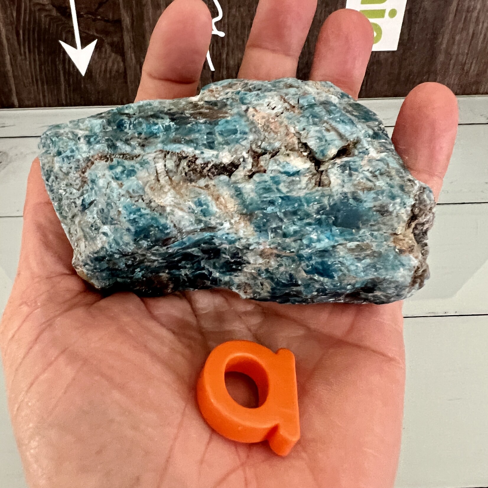 Large Rough Apatite Stone – Psychic and Spiritual Enhancer