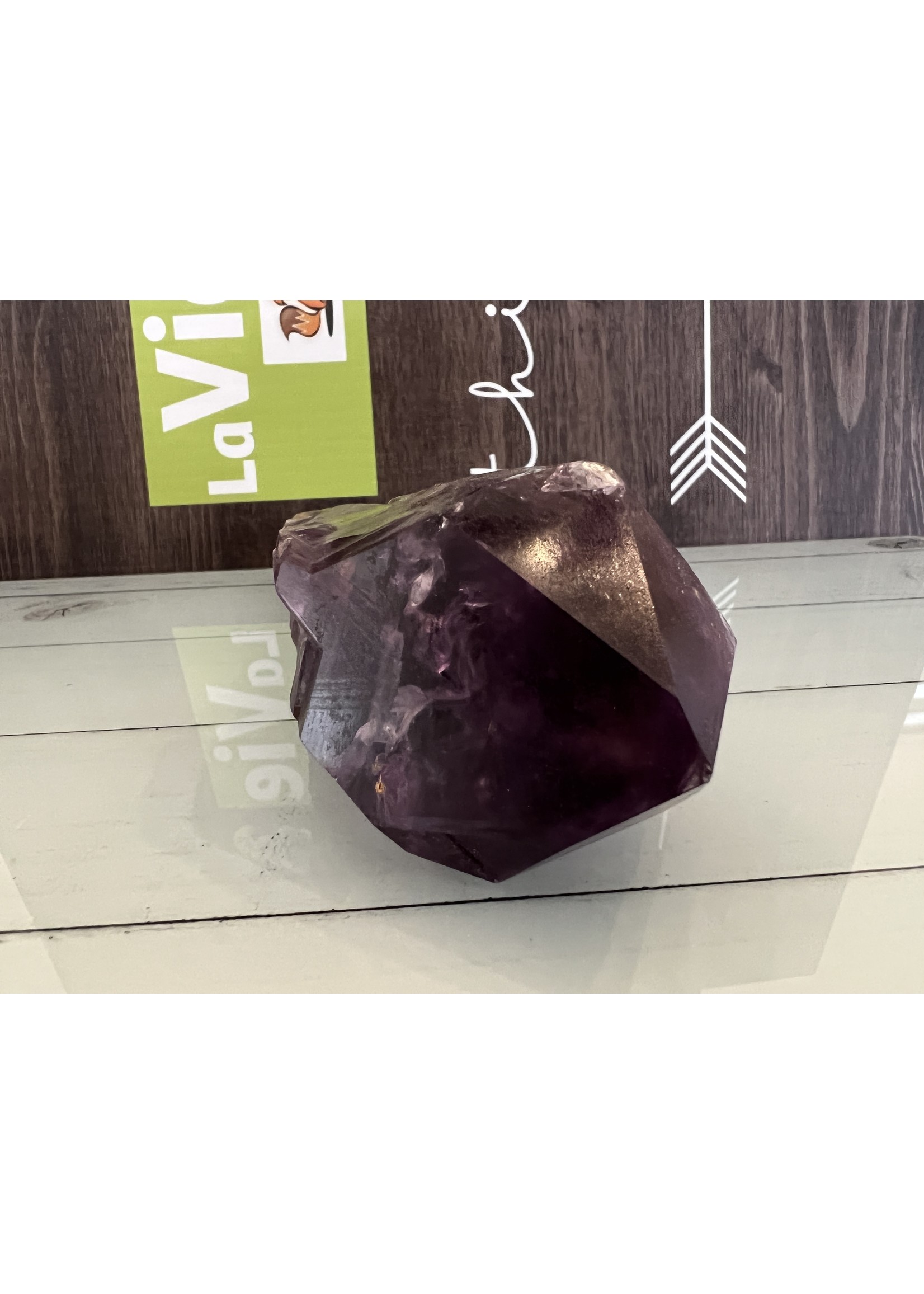divine huge amethyst wand, extra large amethyst point, promotes spiritual elevation, concentration and meditation