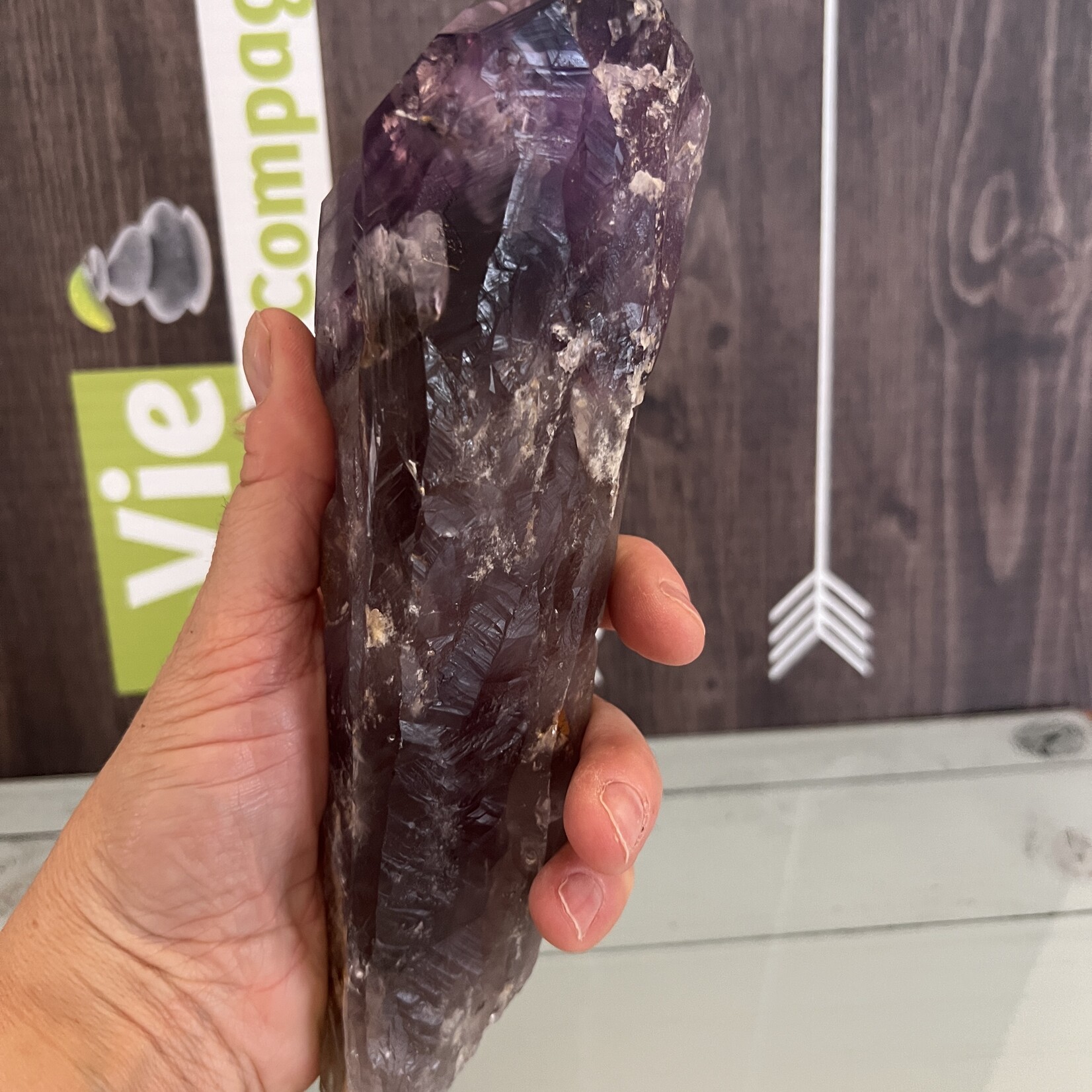 Extra-Large Divine Amethyst Wand- Promotes Spiritual Elevation, Enhances Meditation and Focus
