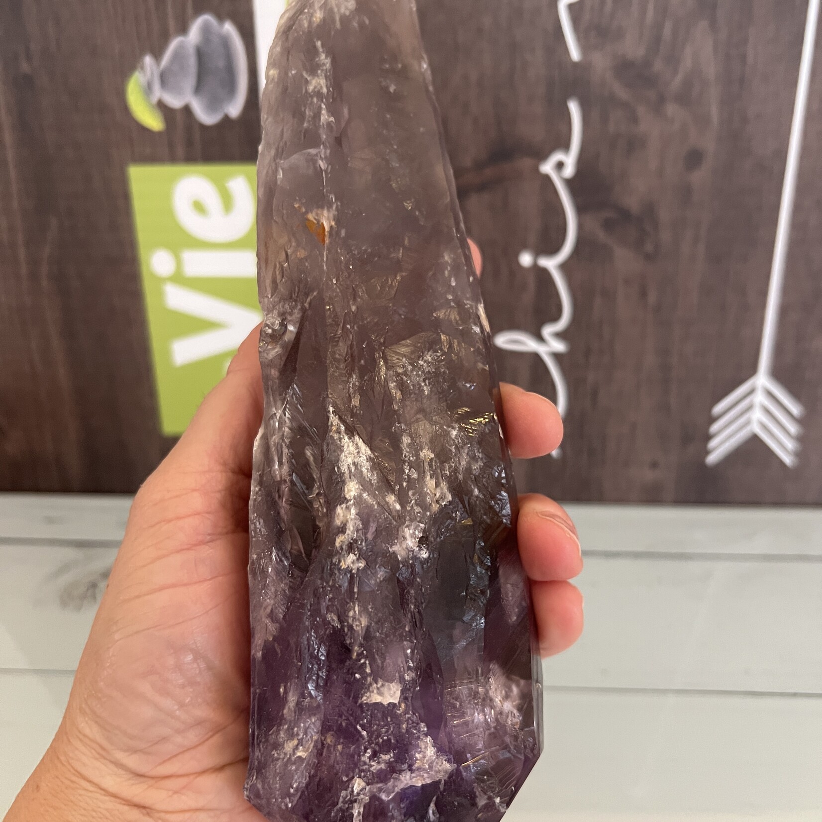 Extra-Large Divine Amethyst Wand- Promotes Spiritual Elevation, Enhances Meditation and Focus