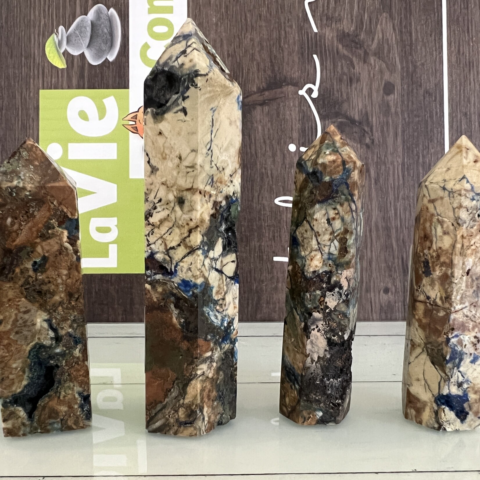 Natural Azurite Malachite Tower- Astral Travel Stone, Creativity & Concentration Booster, Handpicked Earth Gem