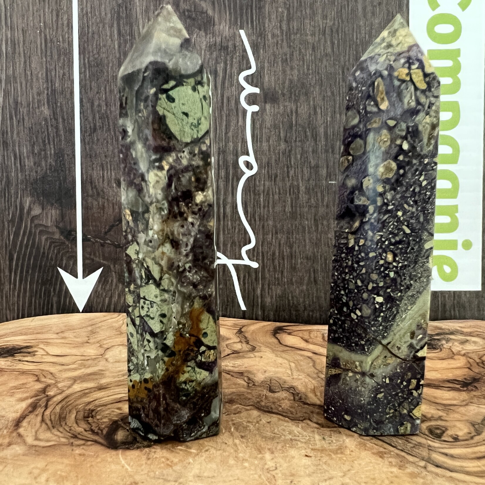purple flower fluorite crystal tower point natural, fluorite tower, bring order to chaos