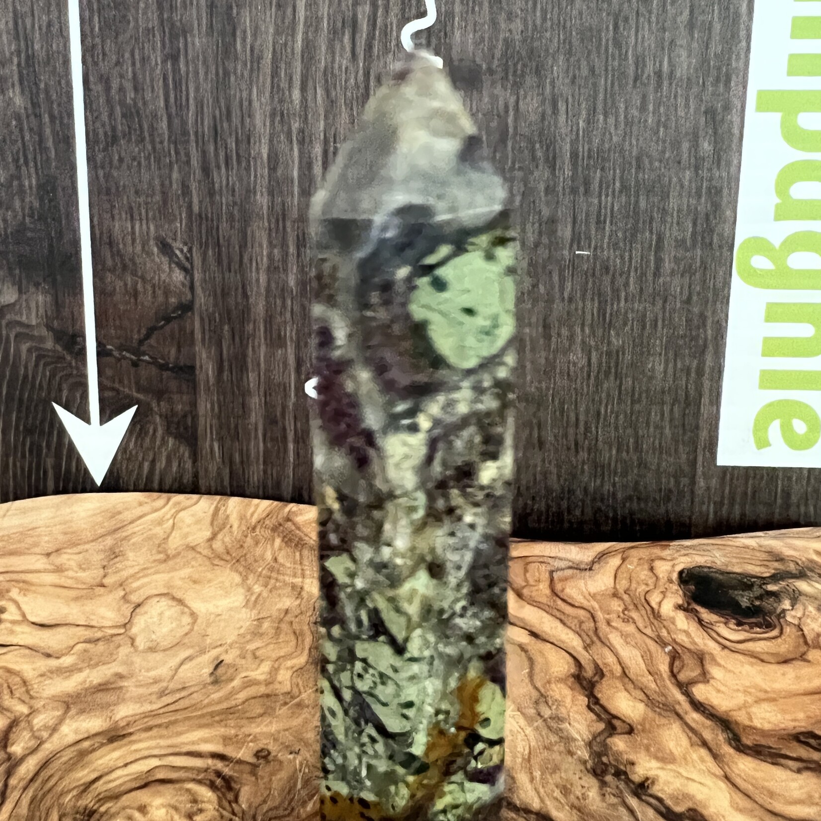 purple flower fluorite crystal tower point natural, fluorite tower, bring order to chaos