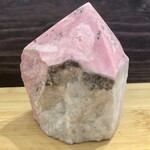 Elegant Pink Rhodonite Pyramid – Rough Base with Polished Top for Emotional Healing & Balance