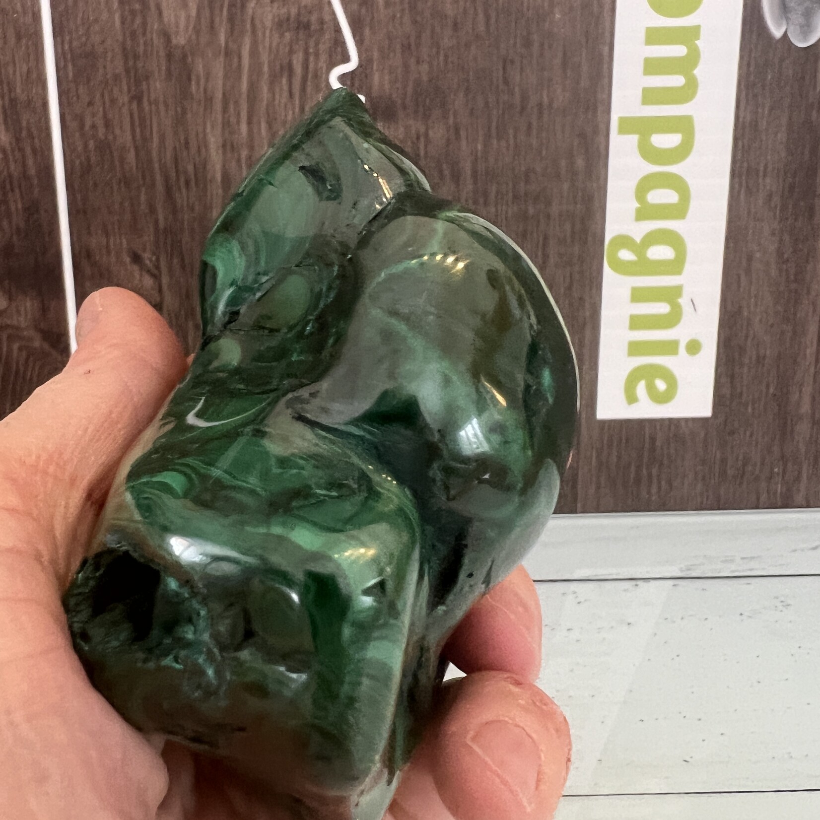 special polished freeform malachite, serves as a shield to ward off nightmares and promotes peaceful sleep
