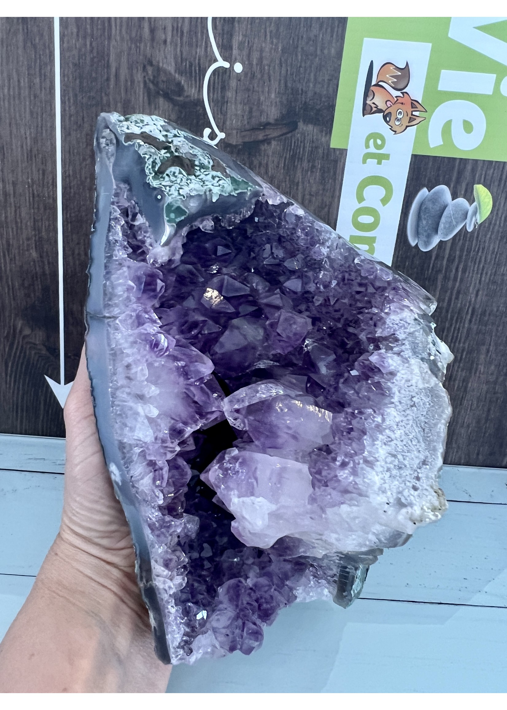 huge glittering amethyst free form, great quality AAA amethyst, extra-large amethyst cluster, this piece promotes appeasement, calm - Copy