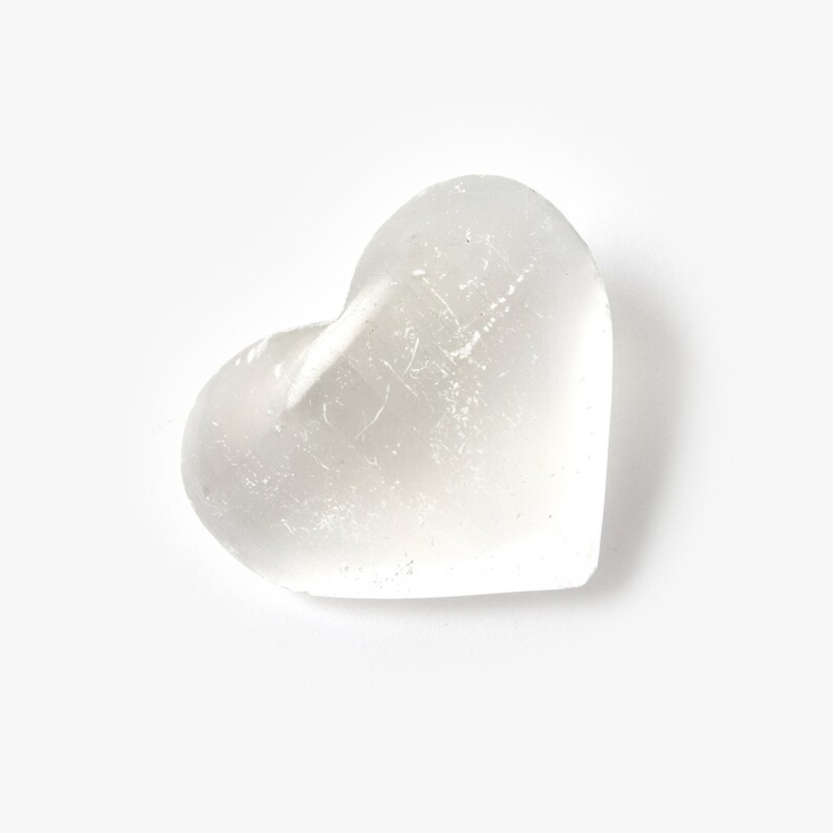 Selenite Hearts & Pebbles – Healing Stones for Energy Balance, Spiritual Protection, and Aura Cleansing