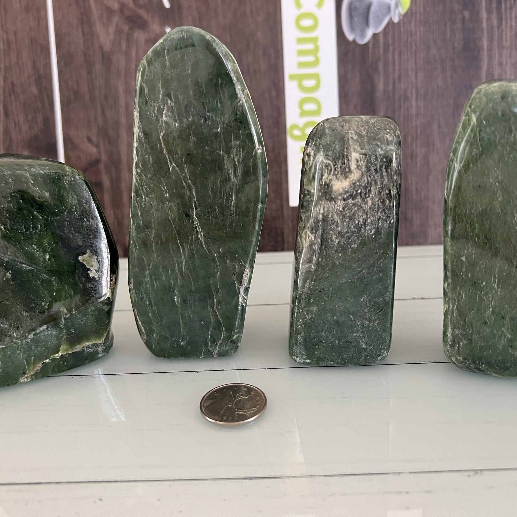Premium Green Jade Freeform- Polished Longevity Stone for Serenity, Renewal, and Home Luck
