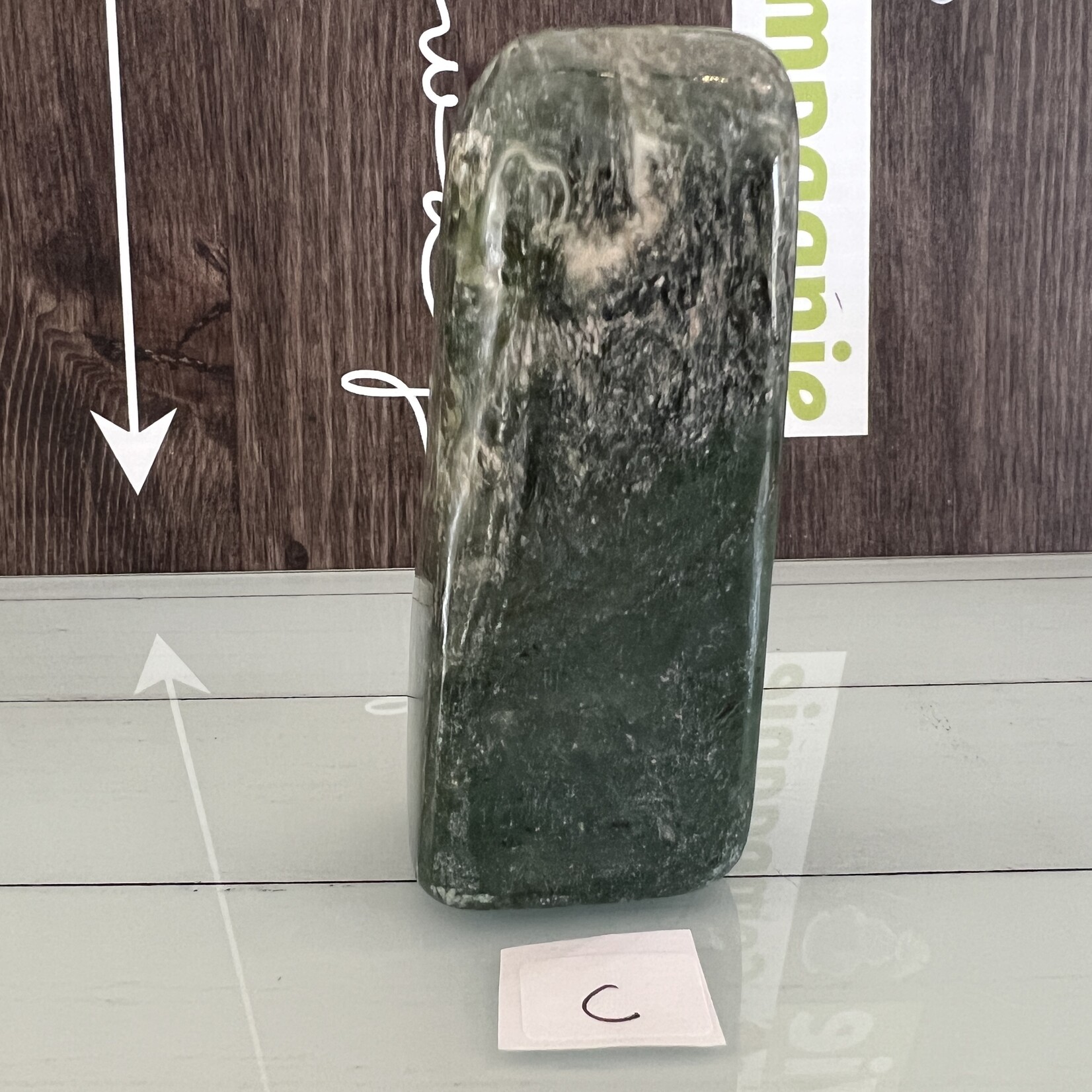 Premium Green Jade Freeform- Polished Longevity Stone for Serenity, Renewal, and Home Luck