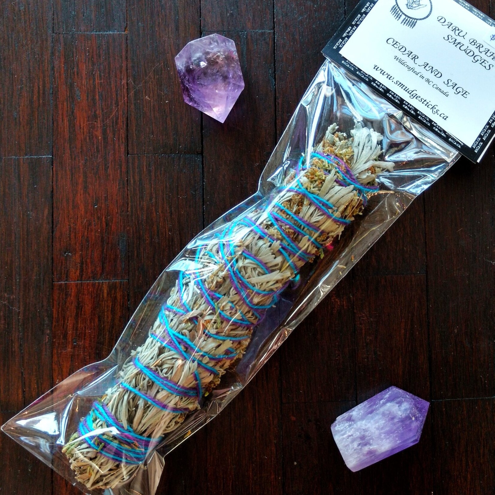 Cedar Smudge Stick from High Mountain Valley near Ashcroft, BC – For Protection, Healing, Purification & Emotional Balance
