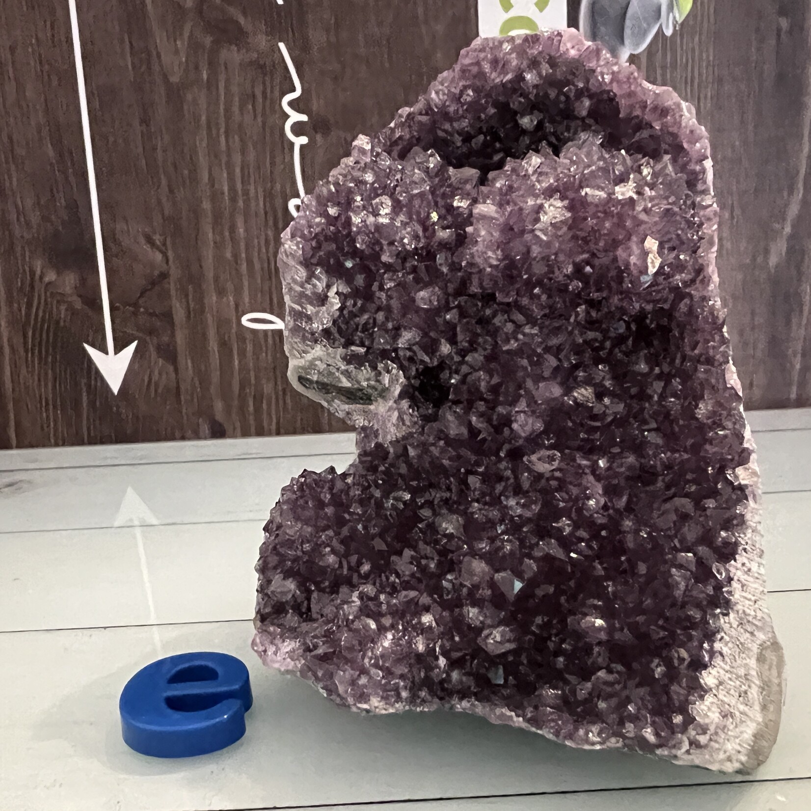 Exquisite Brazilian Amethyst Geode of Great Quality- Promoting Spiritual Upliftment, Concentration, and Meditation
