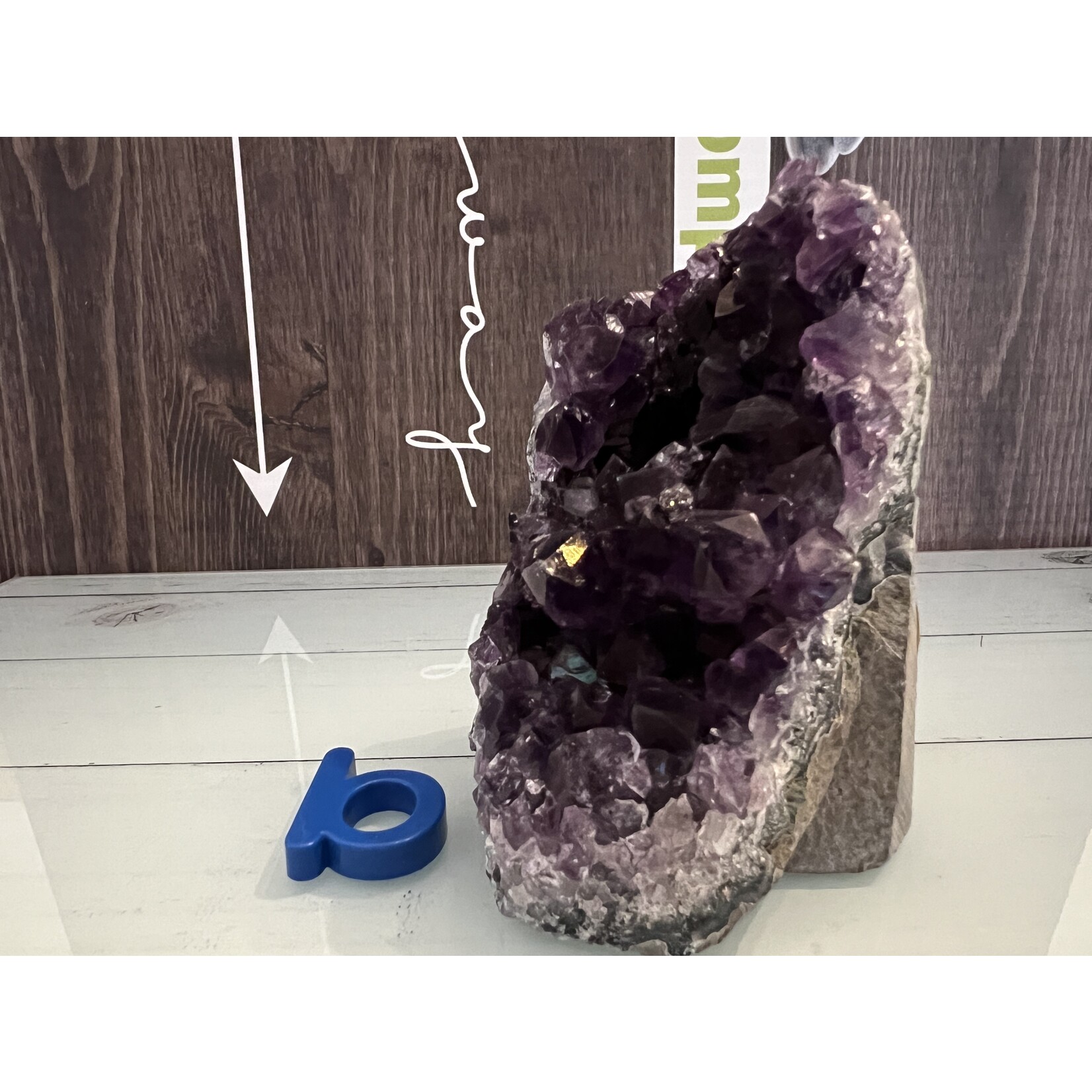 Exquisite Brazilian Amethyst Geode of Great Quality- Promoting Spiritual Upliftment, Concentration, and Meditation