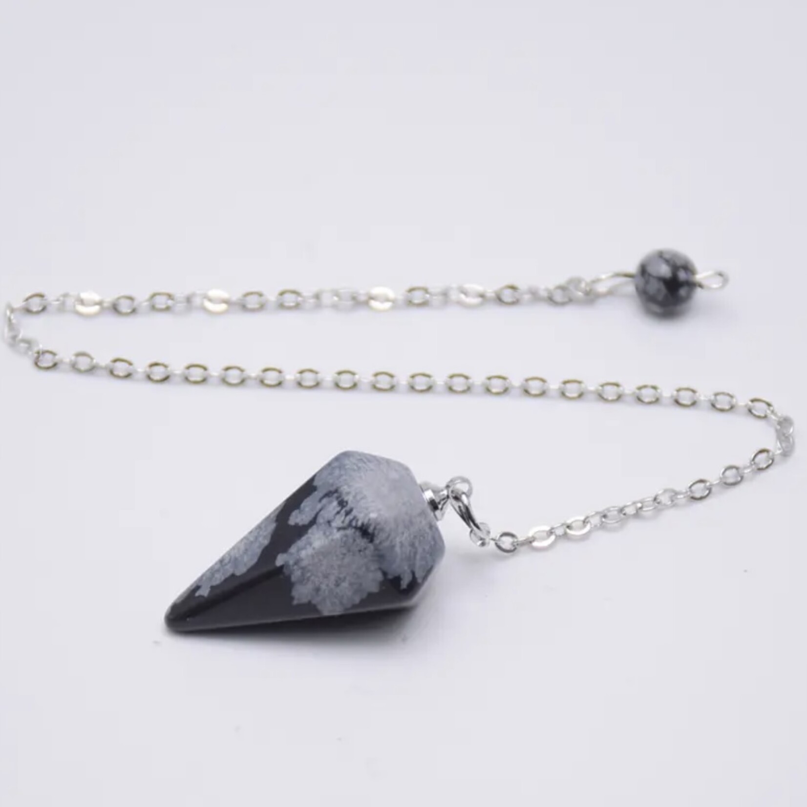 Pendule en cristal hexagonal compact - Idéal pour la guérison des chakras, la radiesthésie et l'alignement énergétique