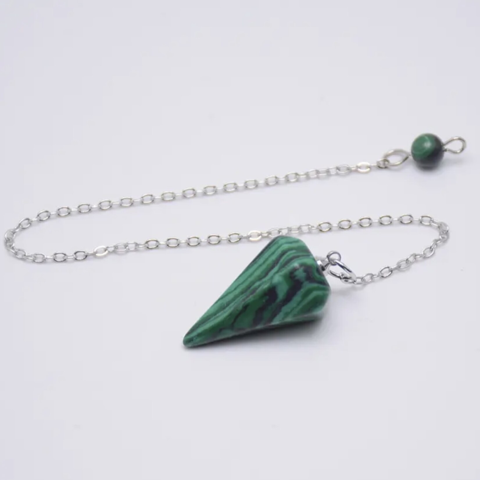 Compact Hexagonal Crystal Pendulum- Ideal for Chakra Healing, Dowsing, and Energy Alignment