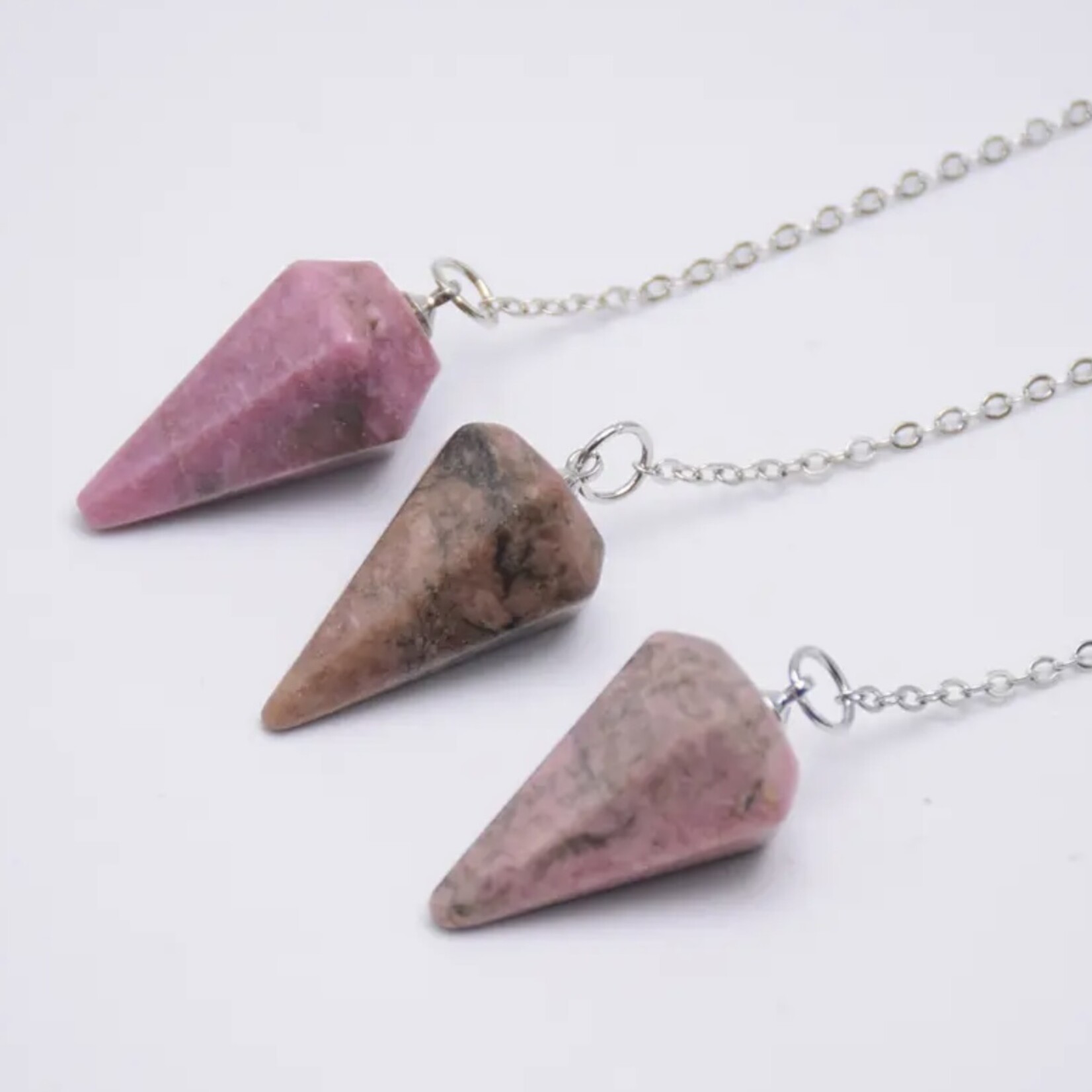 Pendule en cristal hexagonal compact - Idéal pour la guérison des chakras, la radiesthésie et l'alignement énergétique