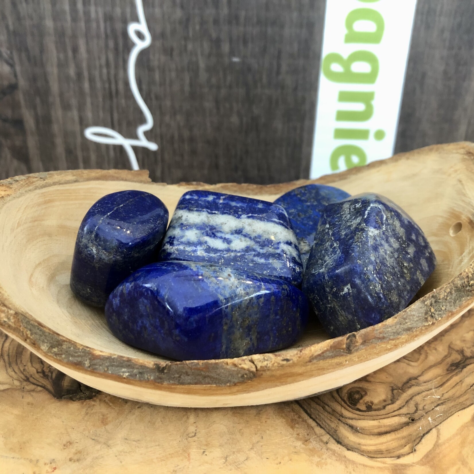 Select Lapis Lazuli Tumbled Stone -Premium Quality for Migraine Relief and Calming Anxiety
