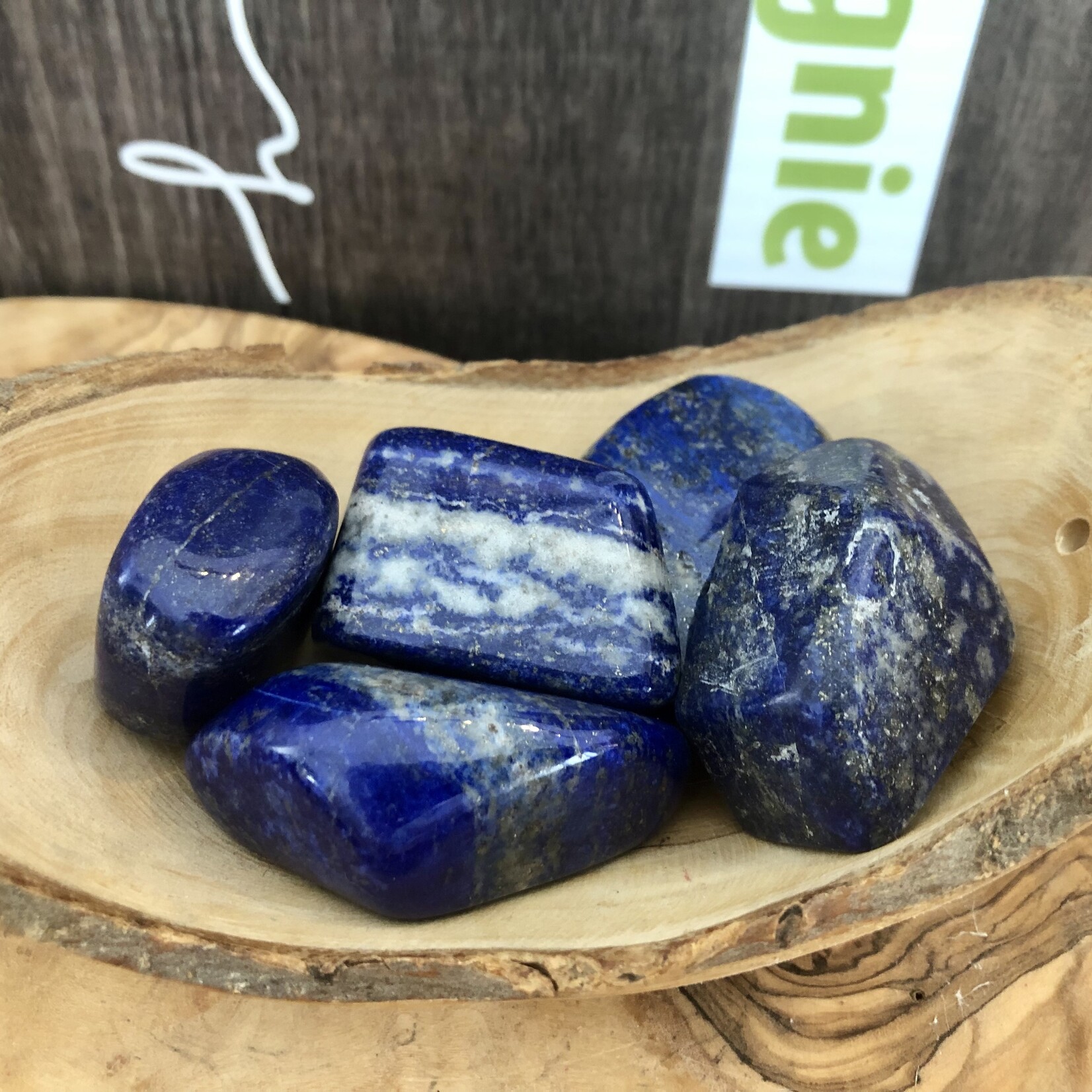Select Lapis Lazuli Tumbled Stone -Premium Quality for Migraine Relief and Calming Anxiety